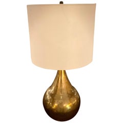 Mid-Century Brass Table Lamp