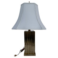 Mid Century Brass Table Lamp