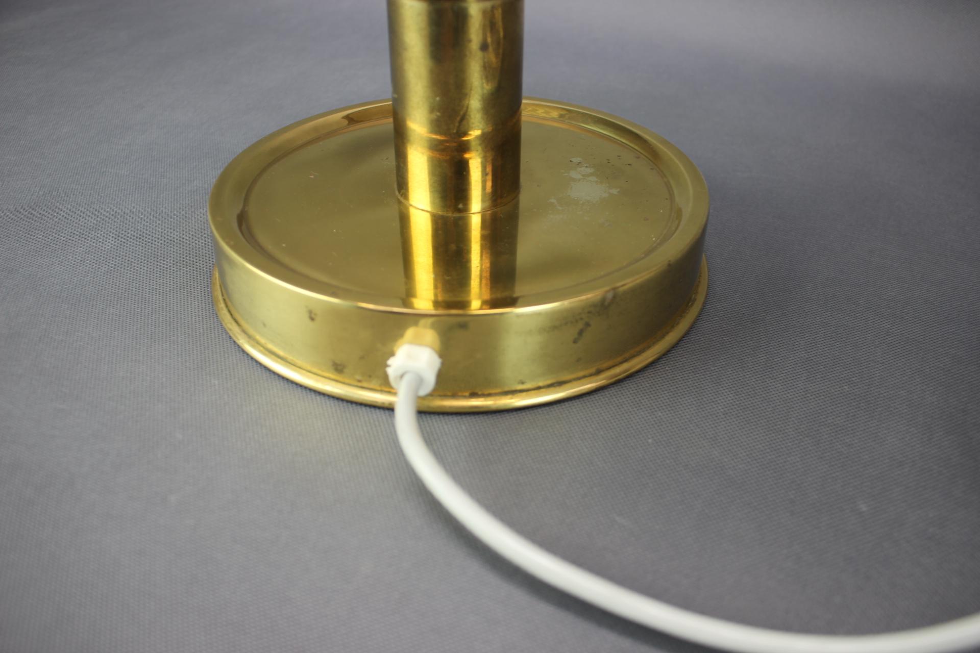 Messing-Tischlampe aus der Mitte des Jahrhunderts, Deutschland, 1960er Jahre im Angebot 2