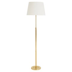 Mid-Century Brass Telescopic Floor Lamp