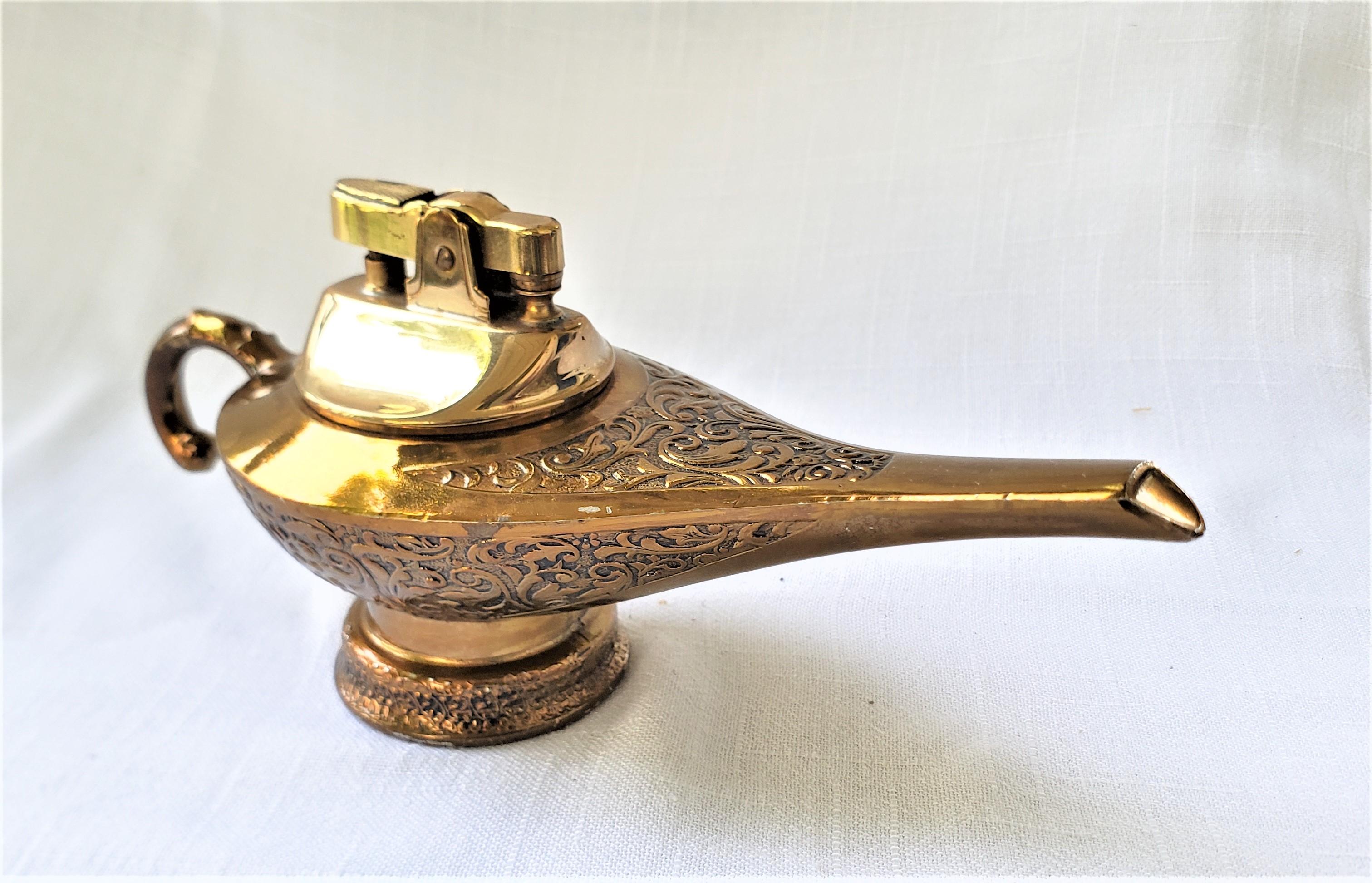 antique brass genie lamp