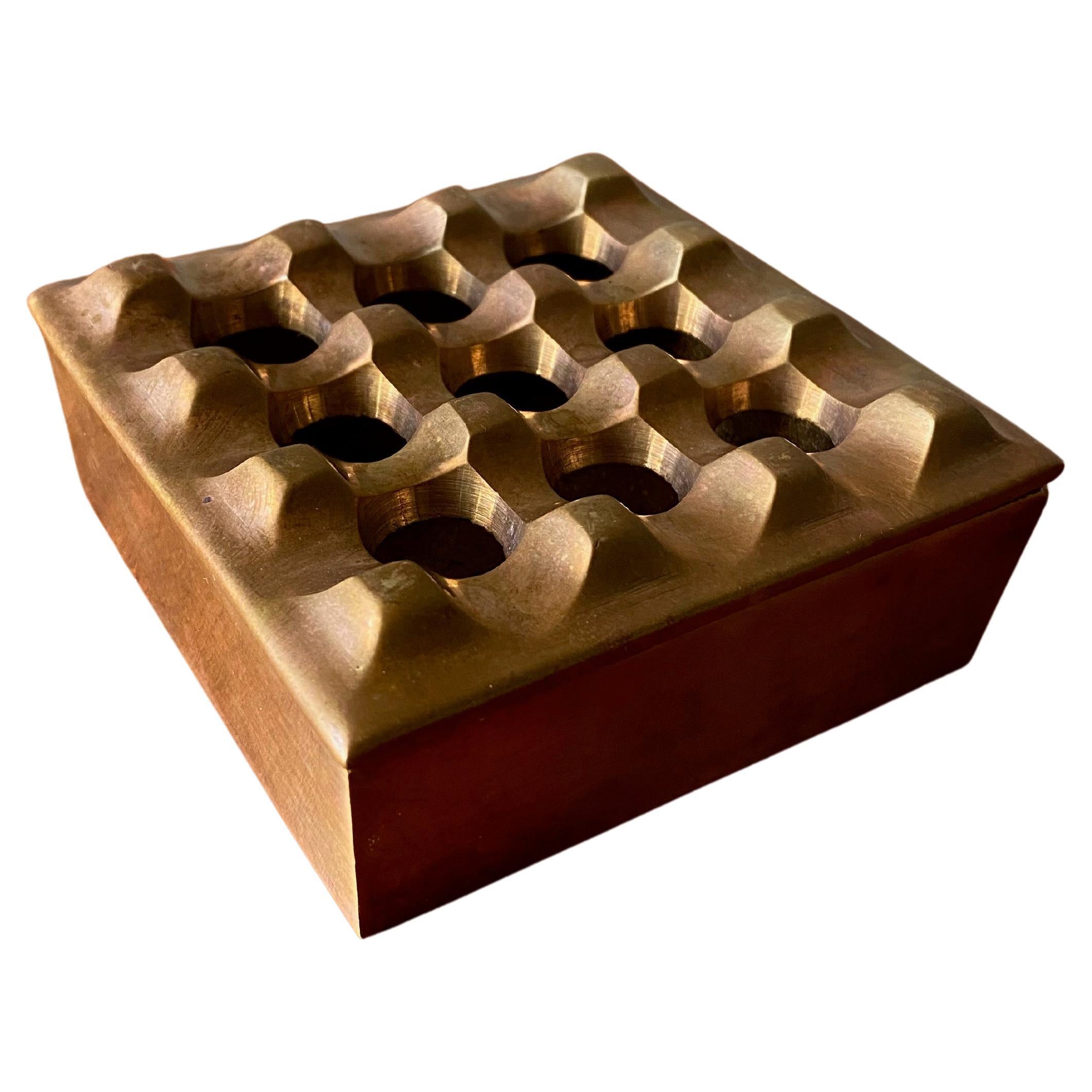 Heavy Brass Ashtray by Carl Auböck at 1stDibs