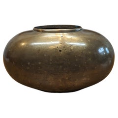 Mid Century Brass Vase