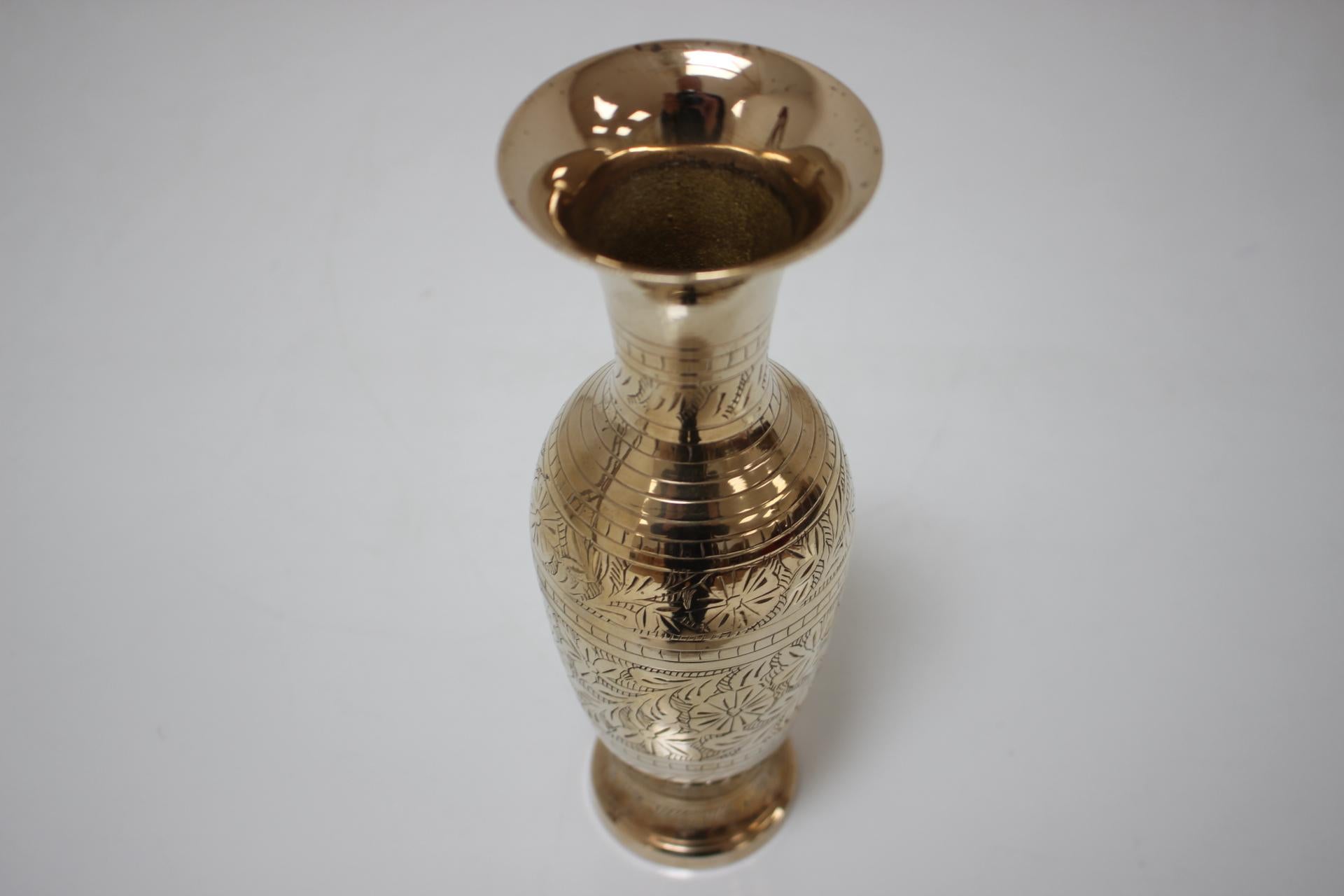 Mid-Century Brass Vase, 1960's For Sale 1