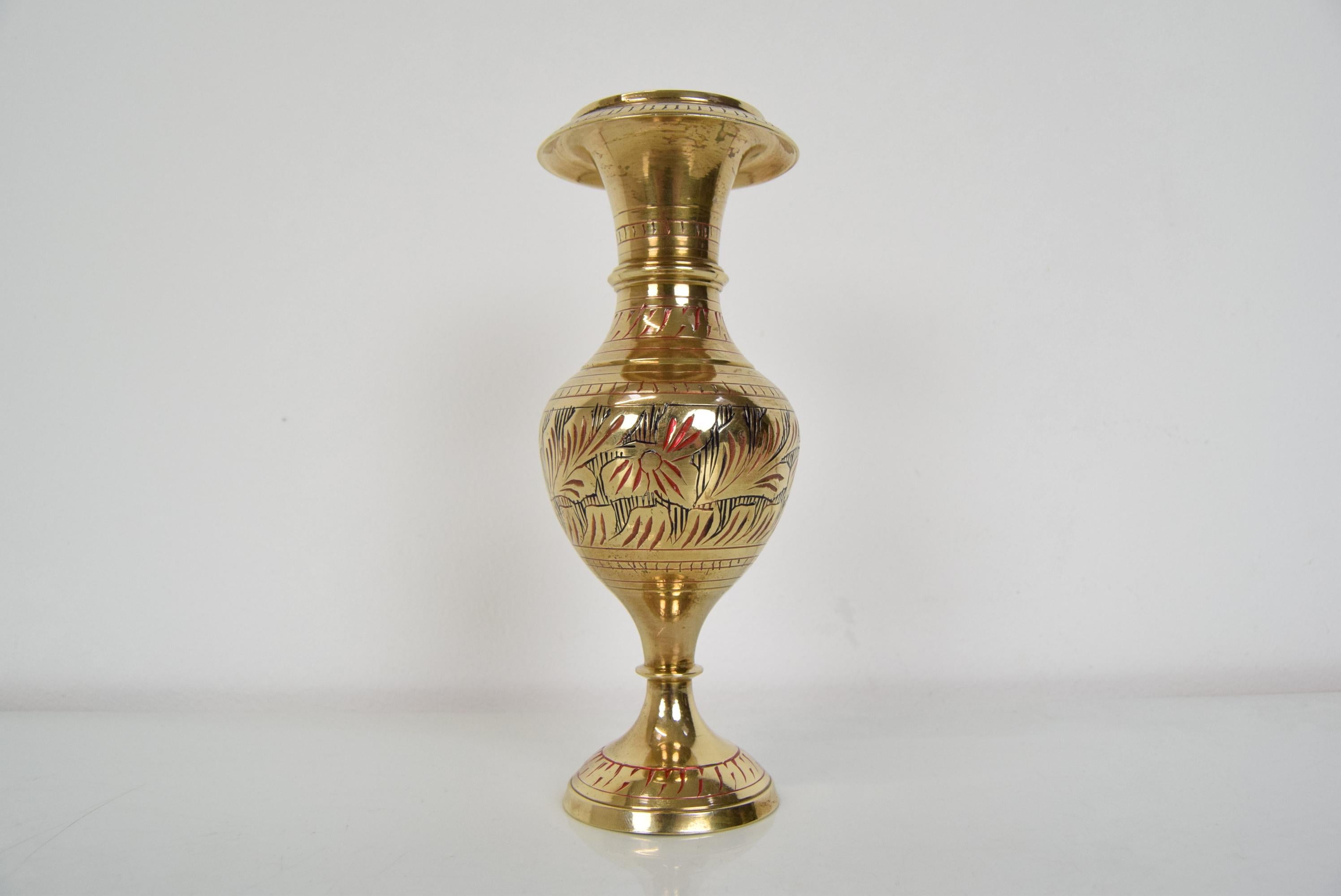 Mid-Century Modern Mid-century Brass Vase, 1960's For Sale