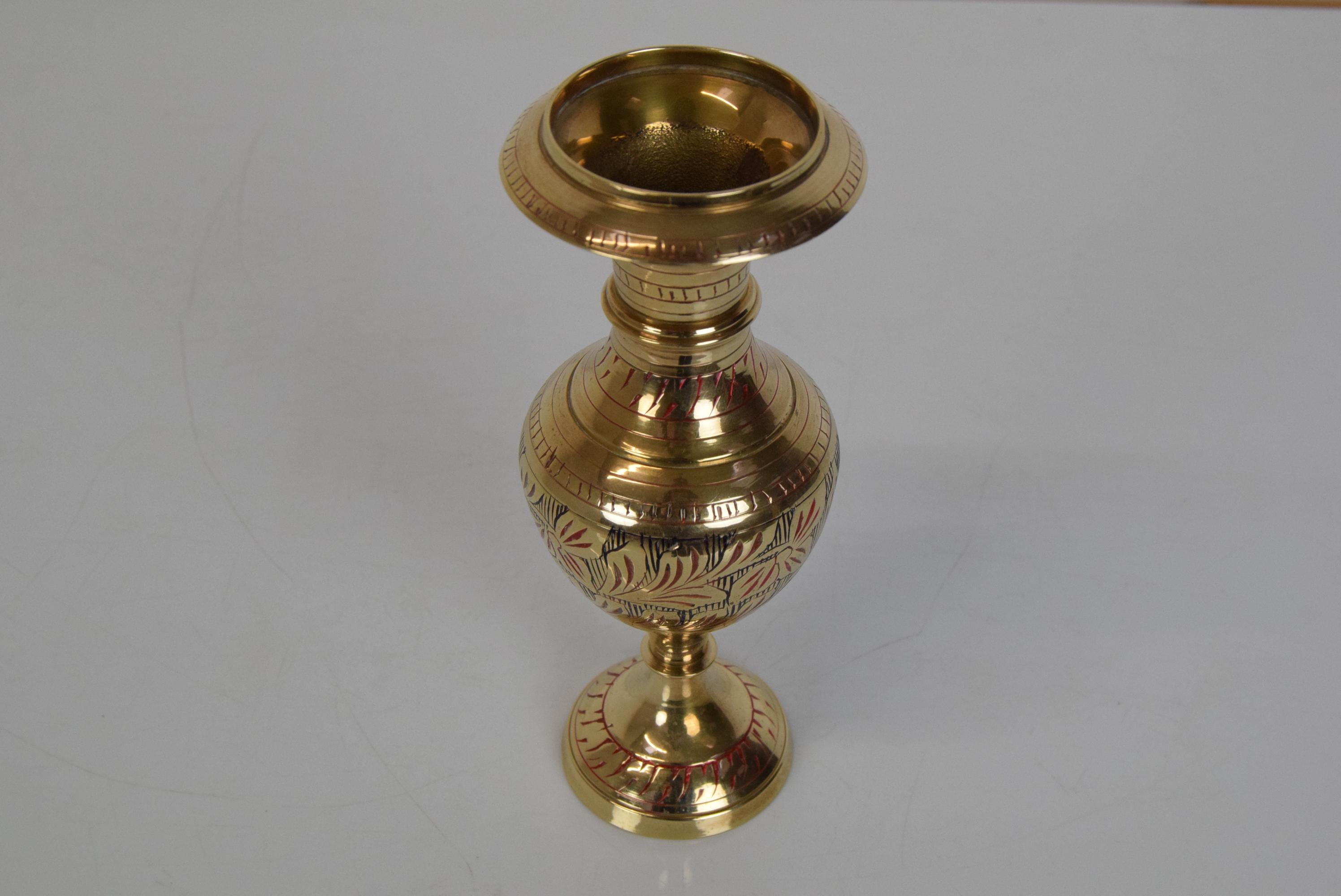Mid-century Brass Vase, 1960's For Sale 2