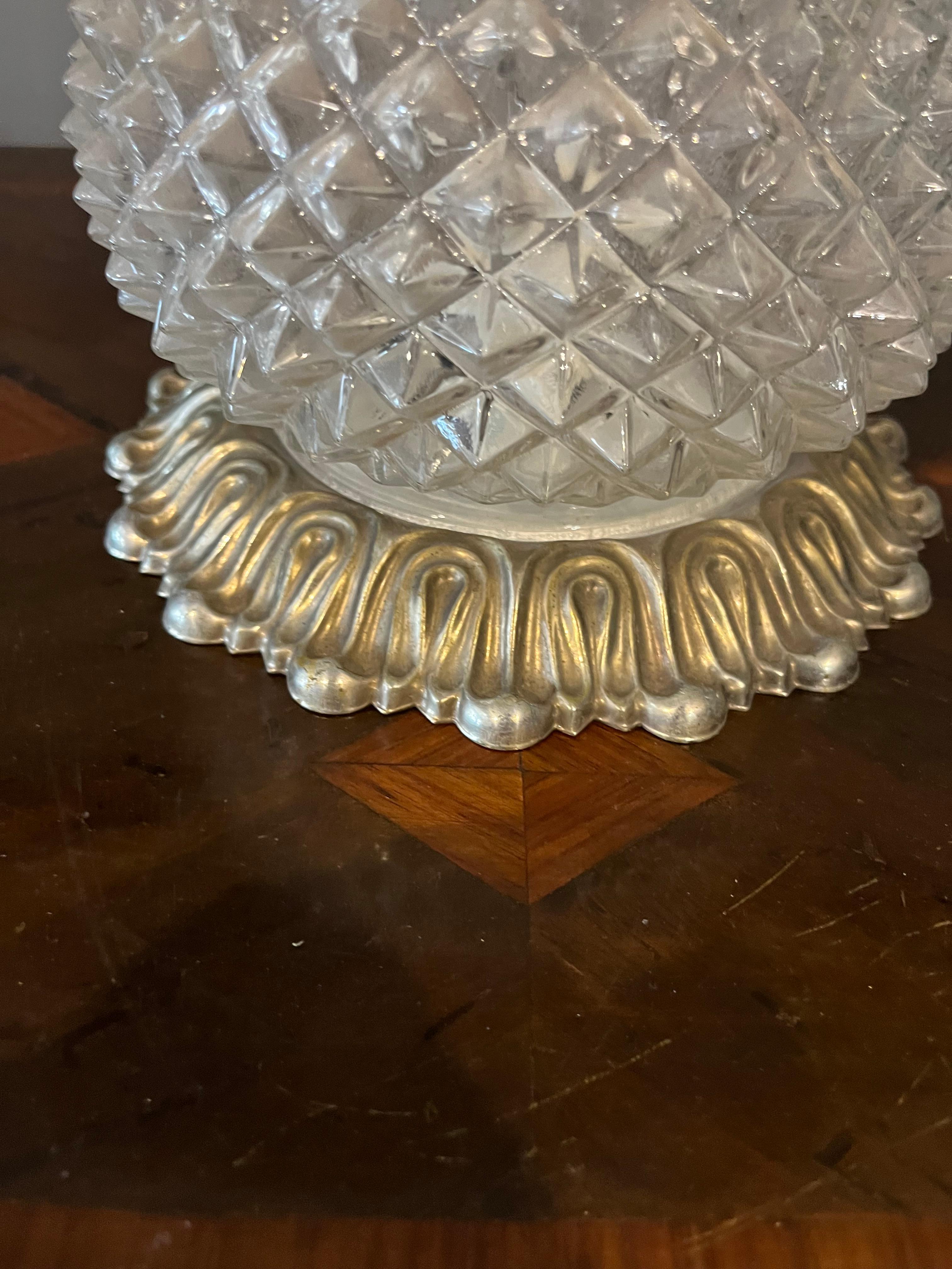 Mid-Century Brass Wall or Ceiling Lamp by Gaetano Sciolari for Sciolari, 1960s In condizioni buone in vendita a Catania, IT