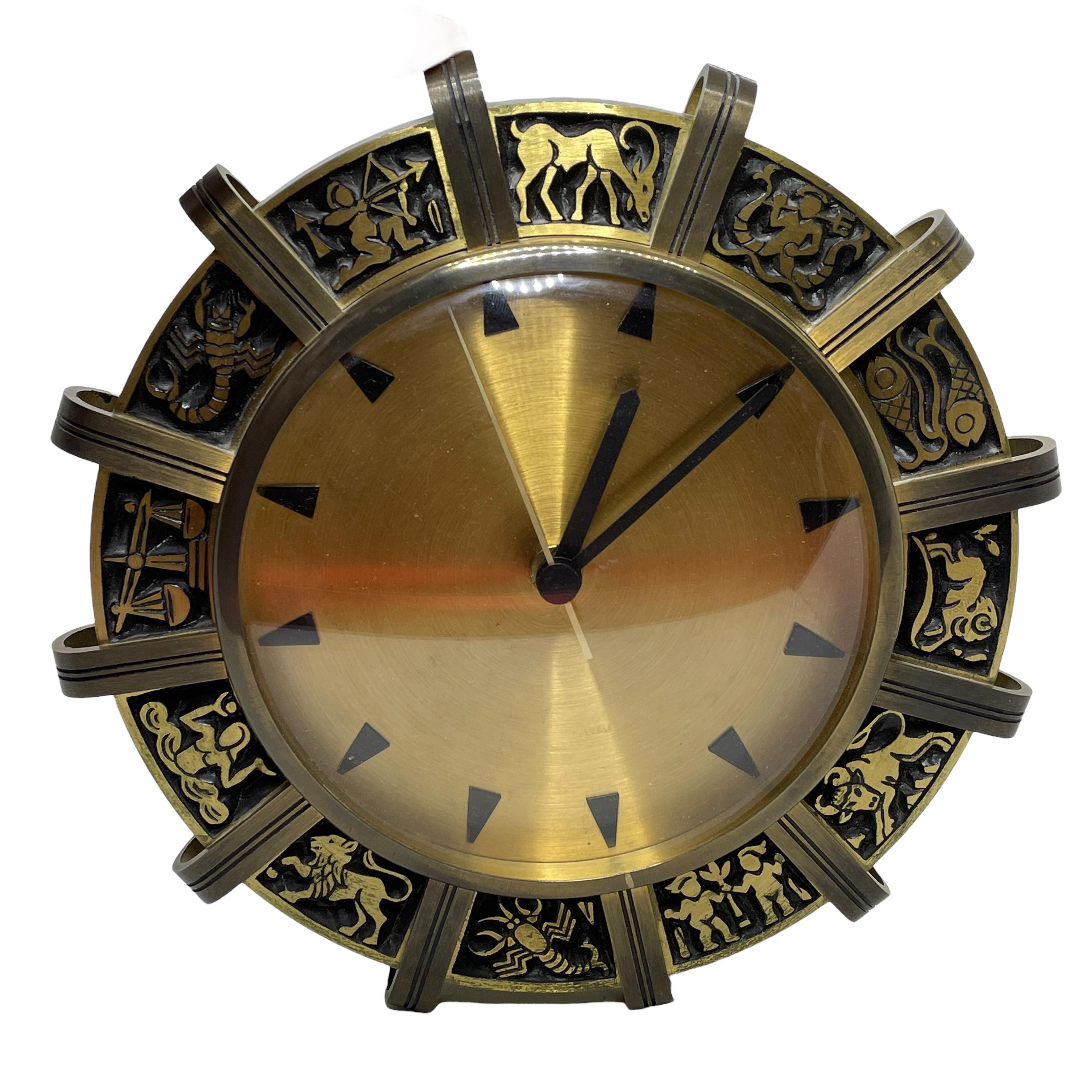 vintage zodiac clock