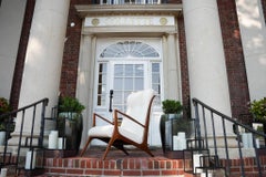 Mid-Century Brazilian Modern Armchair in Hardwood & Bouclé by John Graz, 1950’s