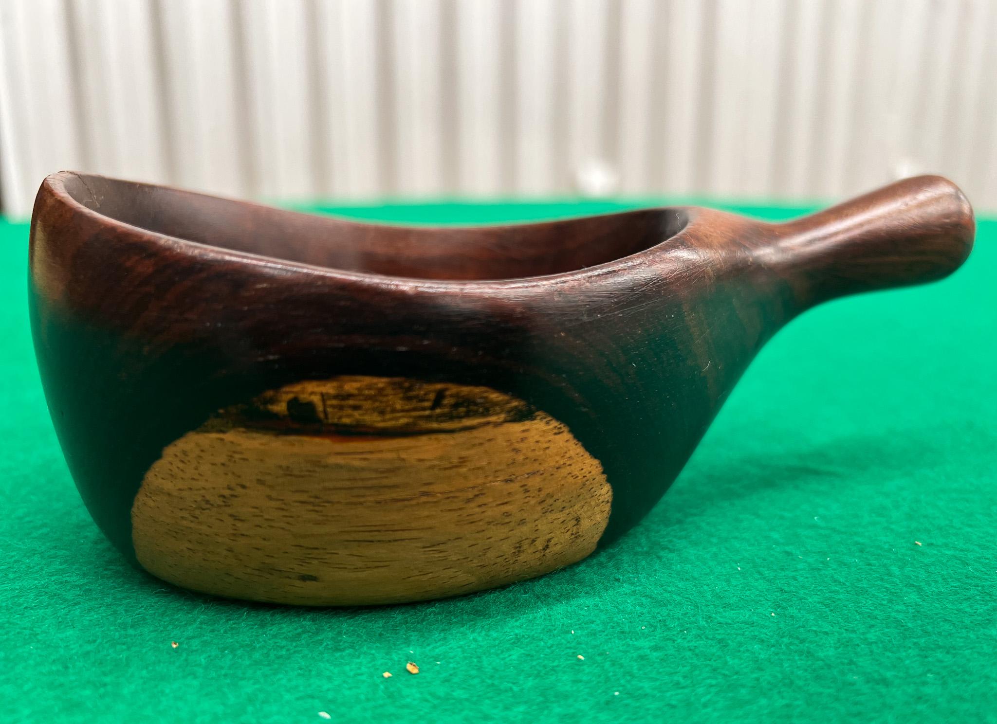 Midcentury Brazilian Modern Bowl in Hardwood by WoodArt, 1960s, Brazil For Sale 2