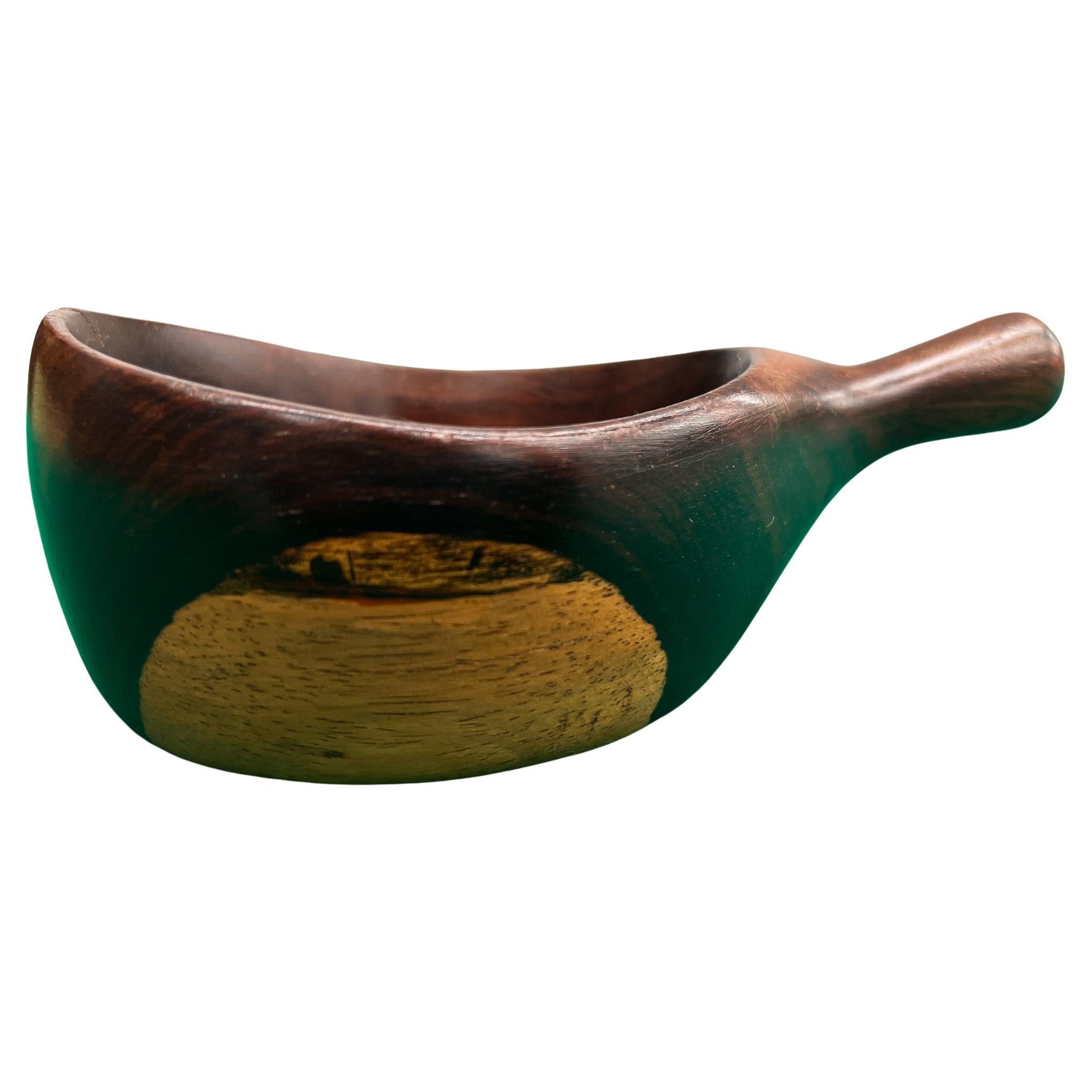 Midcentury Brazilian Modern Bowl in Hardwood by WoodArt, 1960s, Brazil For Sale