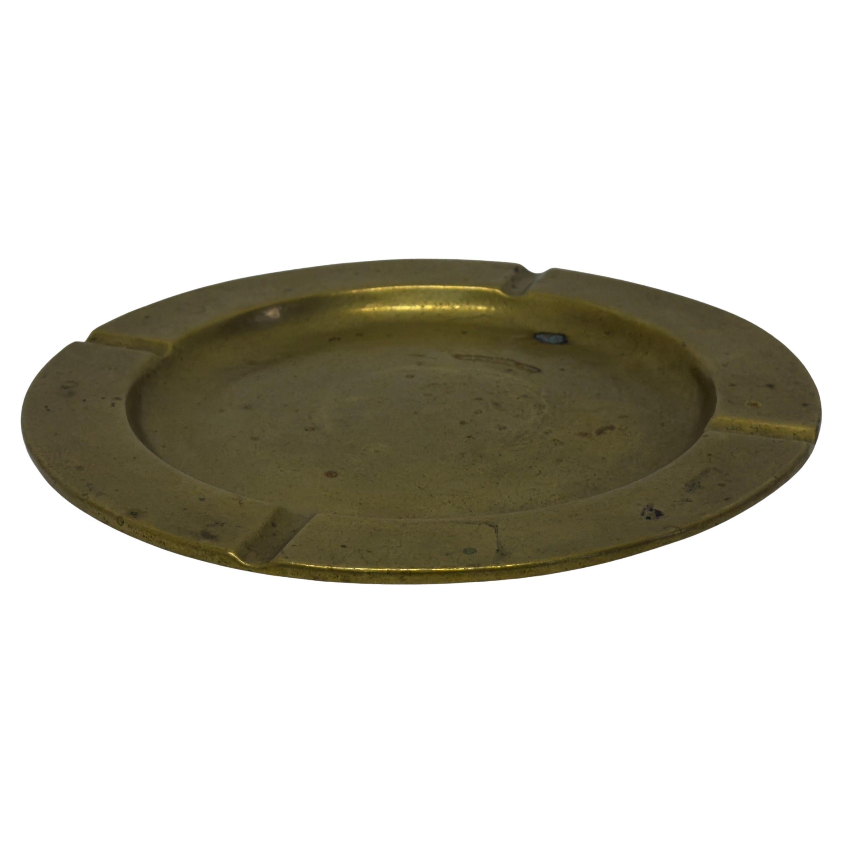 Cendrier-corbeille en bronze de la modernité brésilienne du milieu du siècle dernier, années 1960