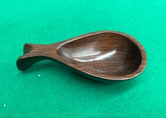 Cuillère décorative brésilienne moderne du milieu du siècle en bois de rose brésilien