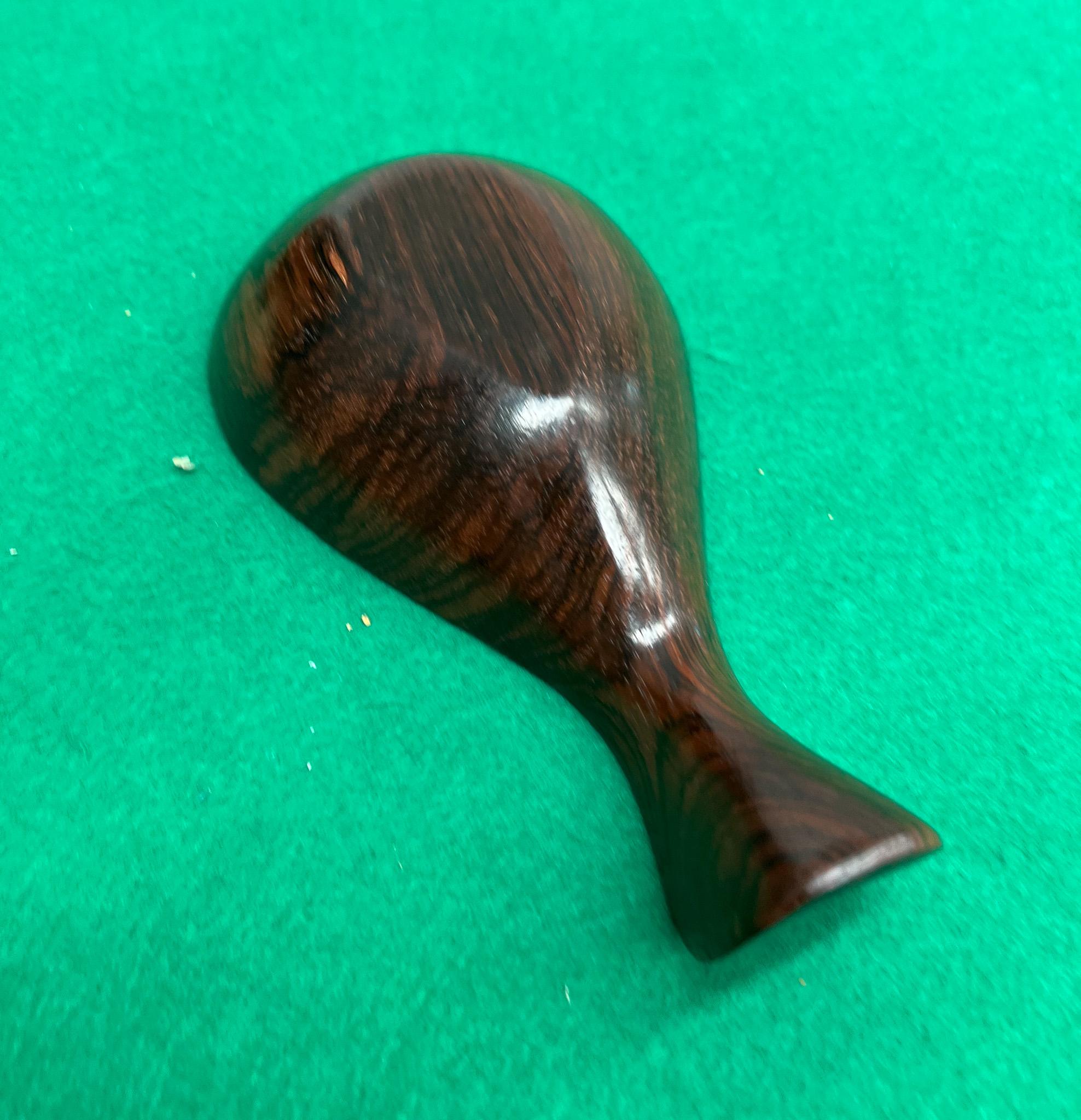 Wood Mid-Century Brazilian Modern Decorative Spoon in Brazilian Rosewood For Sale