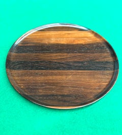 Midcentury Brazilian Modern Plate in Hardwood by Tropic Art, 1960s, Brazil