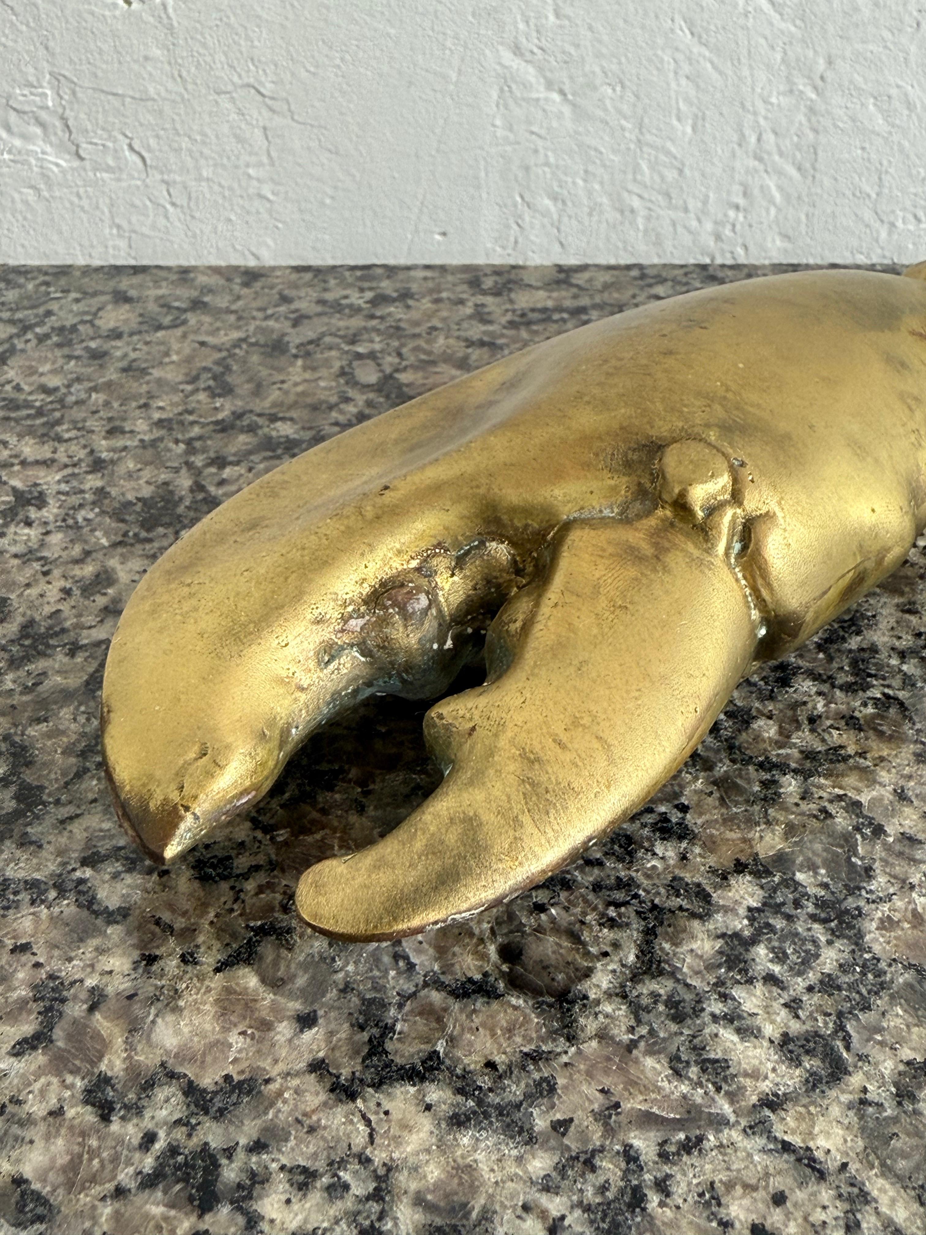 Mid-Century Brazilian Modern Sculpture of a Lobster Claw, 1960s For Sale 5