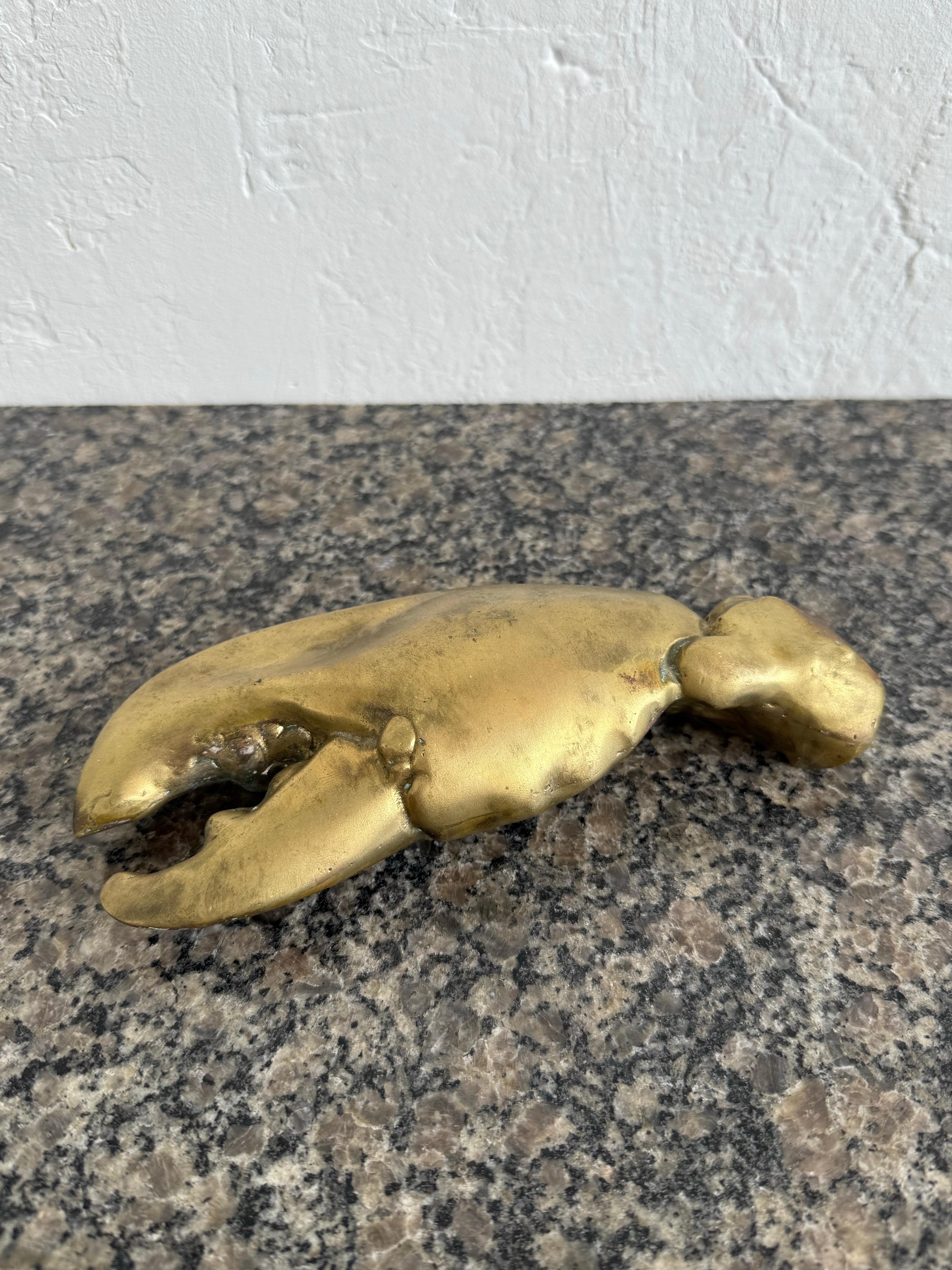 Mid-Century Modern Mid-Century Brazilian Modern Sculpture of a Lobster Claw, 1960s For Sale