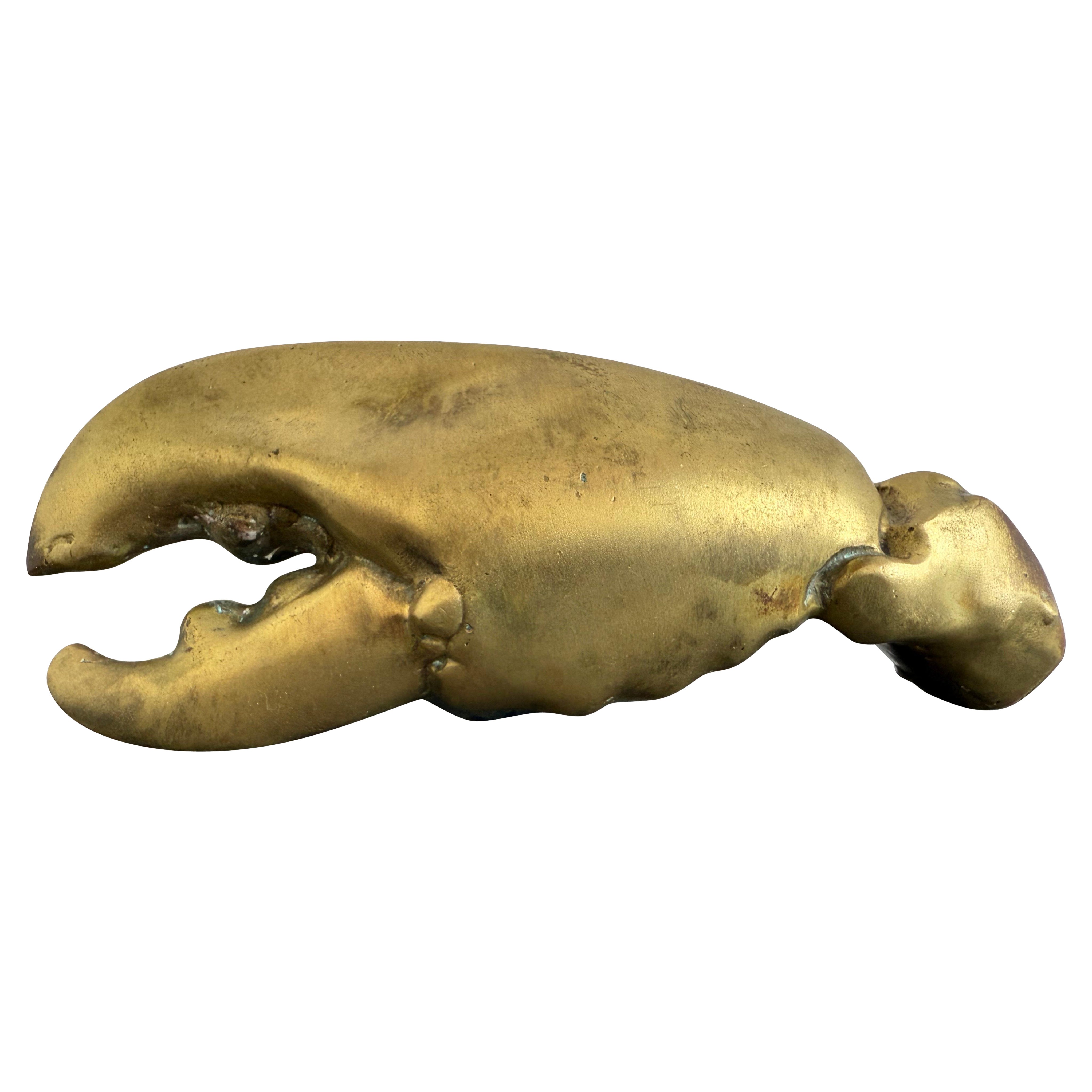 Mid-Century Brazilian Modern Sculpture of a Lobster Claw, 1960s