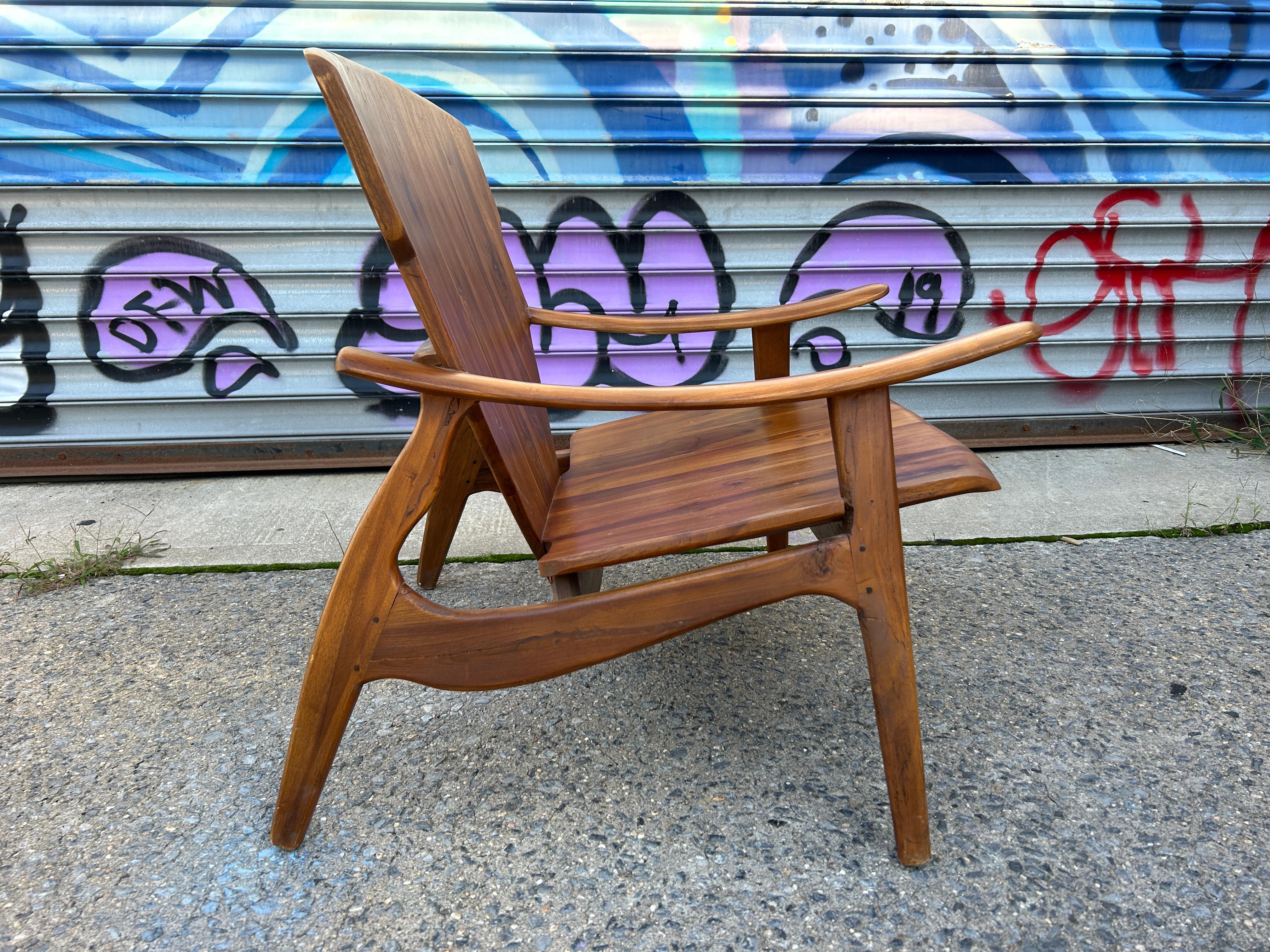Mid-20th Century Mid century Brazilian Modern Sergio Rodrigues Diz Lounge Chair For Sale