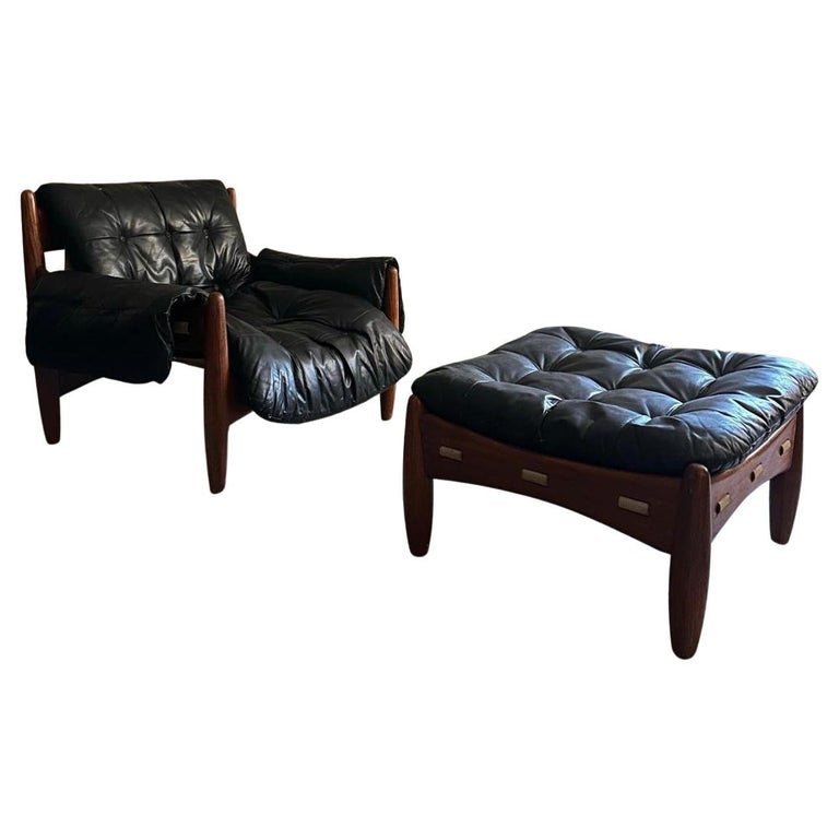 Midcentury Brazilian Modern “Sheriff” Lounge Chair Designed by Sergio