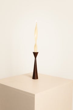 Mid-Century Brazilian Rosewood Candlestick