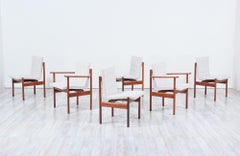 Midcentury Brazilian Rosewood Dining Chairs by Percival Lafer