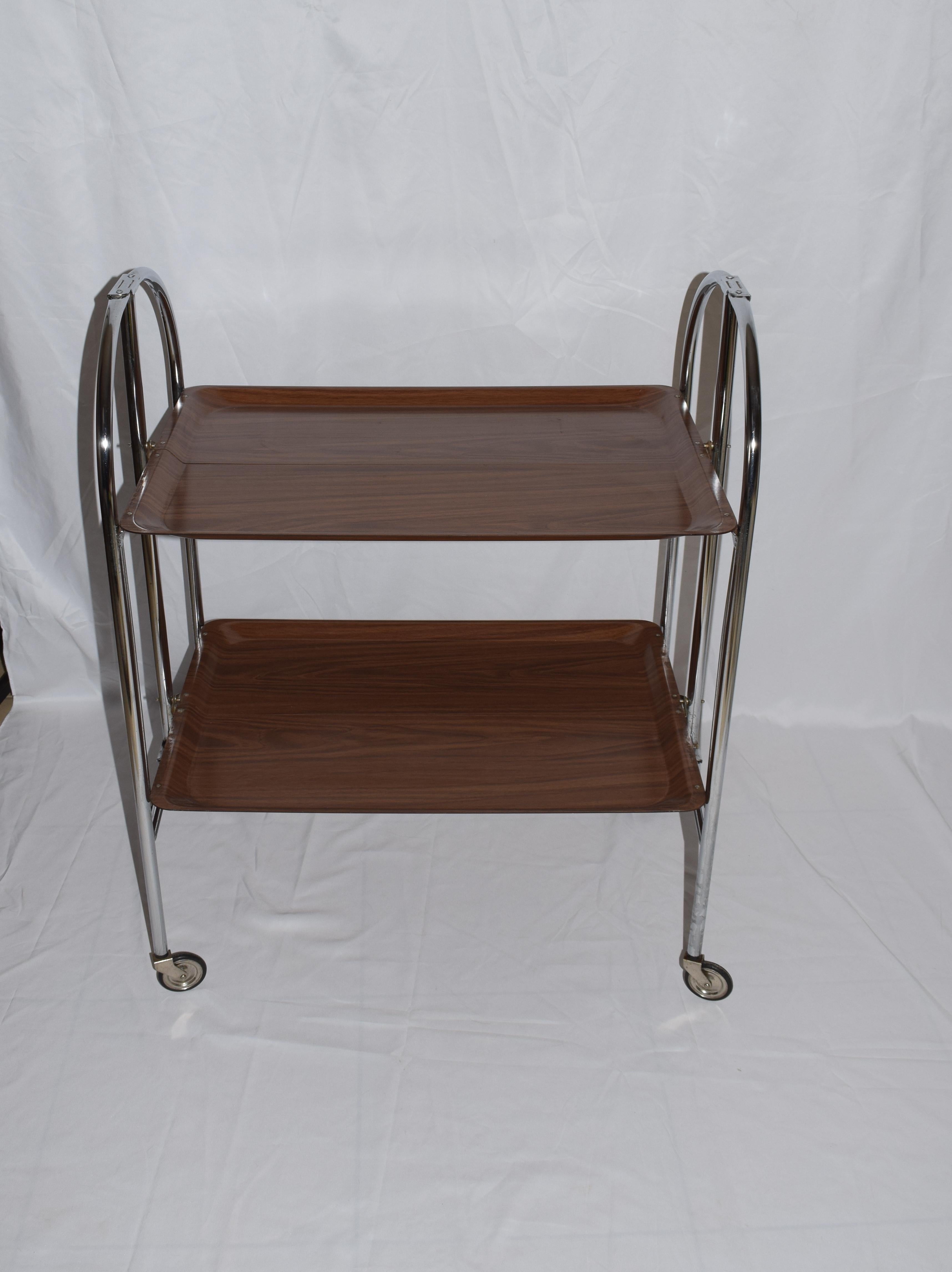 Mid-Century Modern Mid-Century Bremshey & Co Dinette Trolley circa 1950s