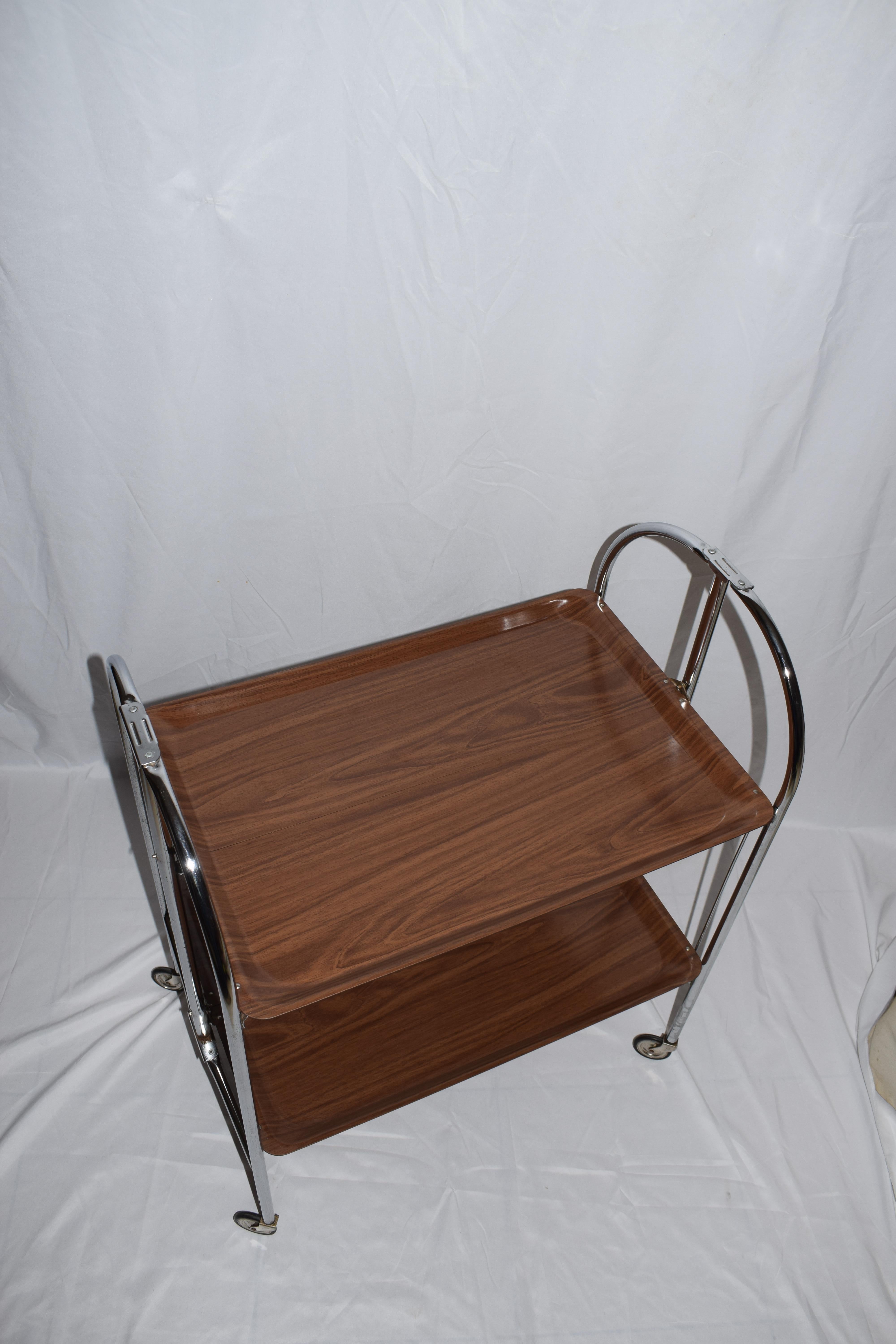 Mid-Century Bremshey & Co Dinette Trolley circa 1950s In Good Condition In Vulpellac, Girona