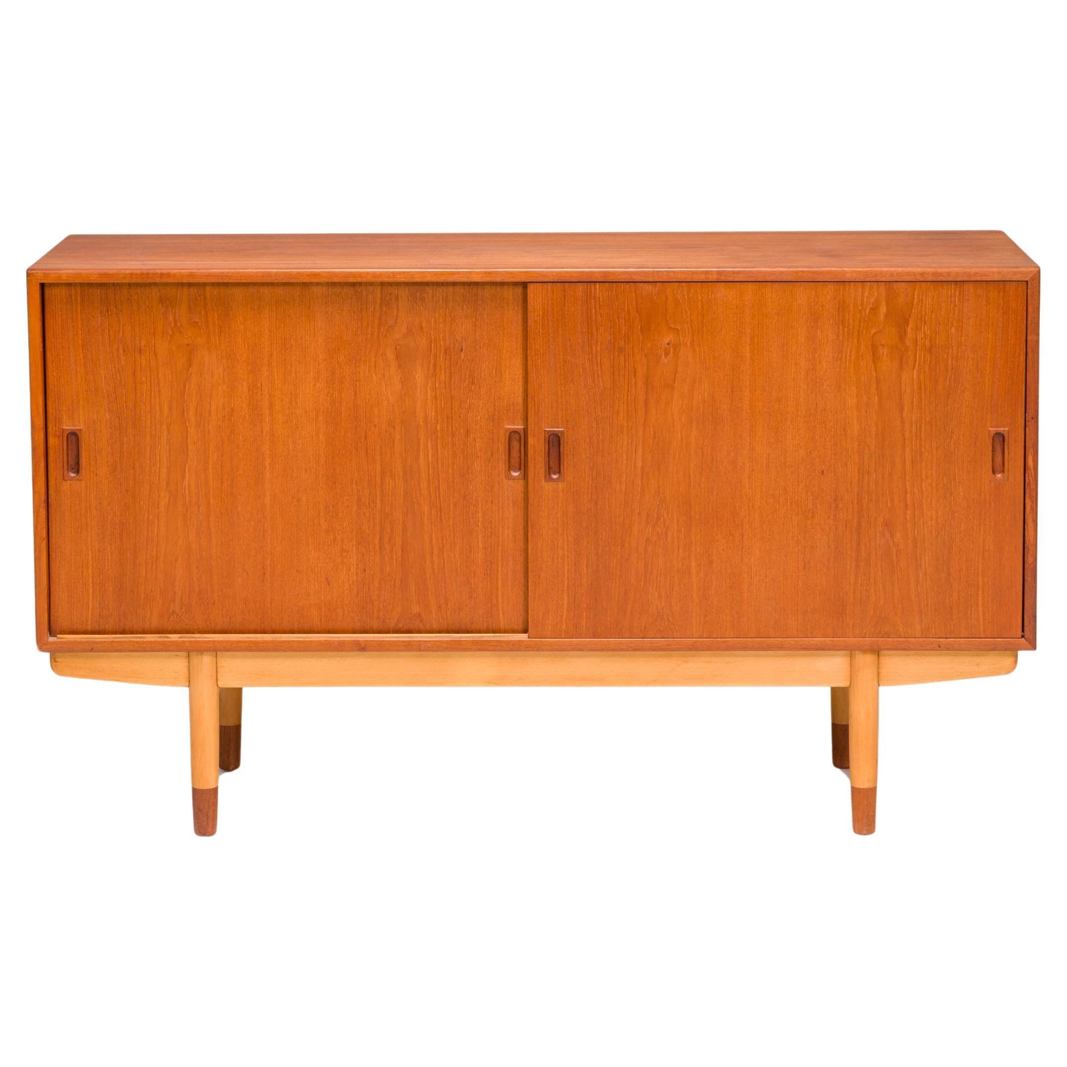 Mid Century Børge Mogensen For Soborg Mobelfabrik Model 160 Teak Sideboard, 1958 For Sale