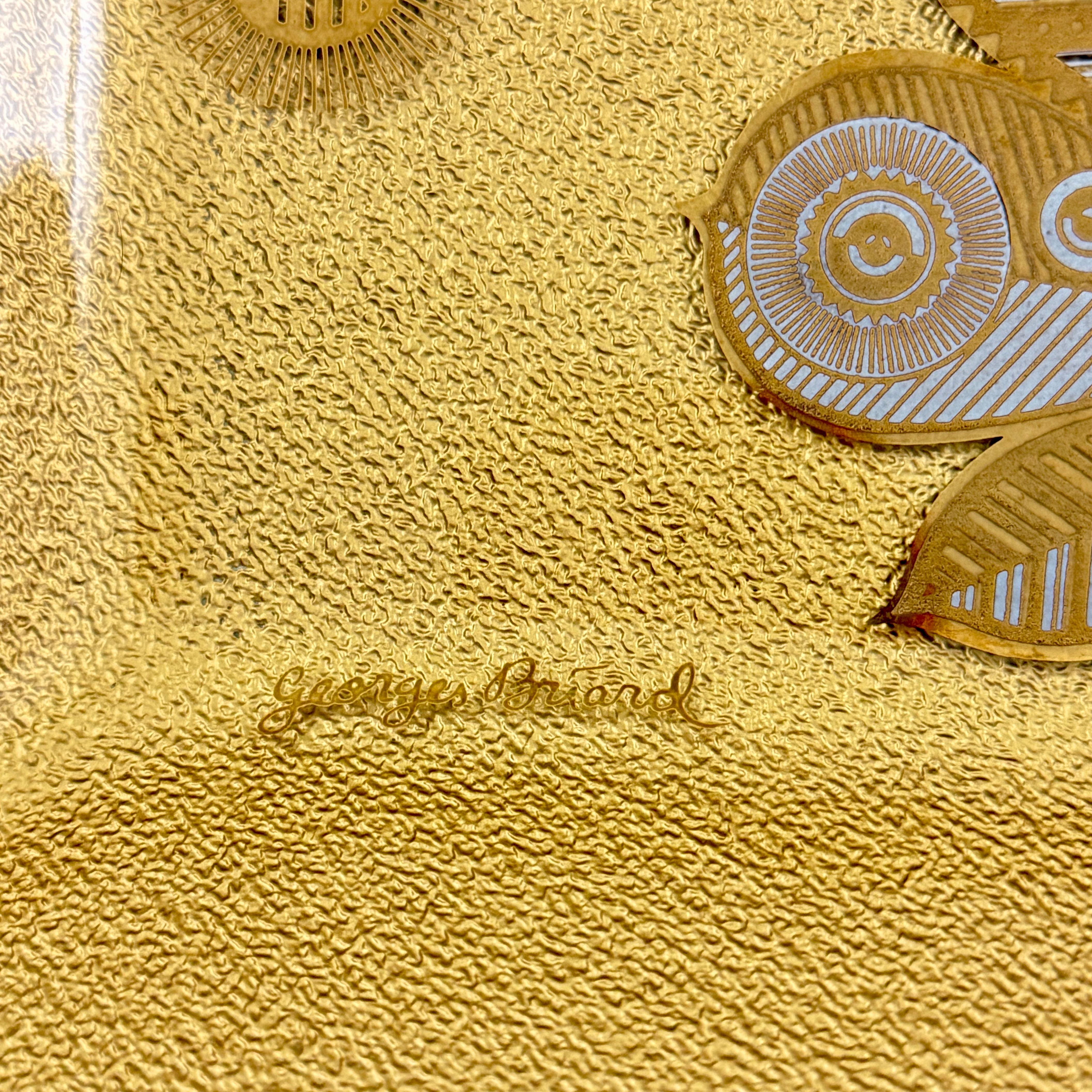 Mid-Century Briard Heritance Pattern Glastablett, 1960 im Zustand „Gut“ im Angebot in Philadelphia, PA