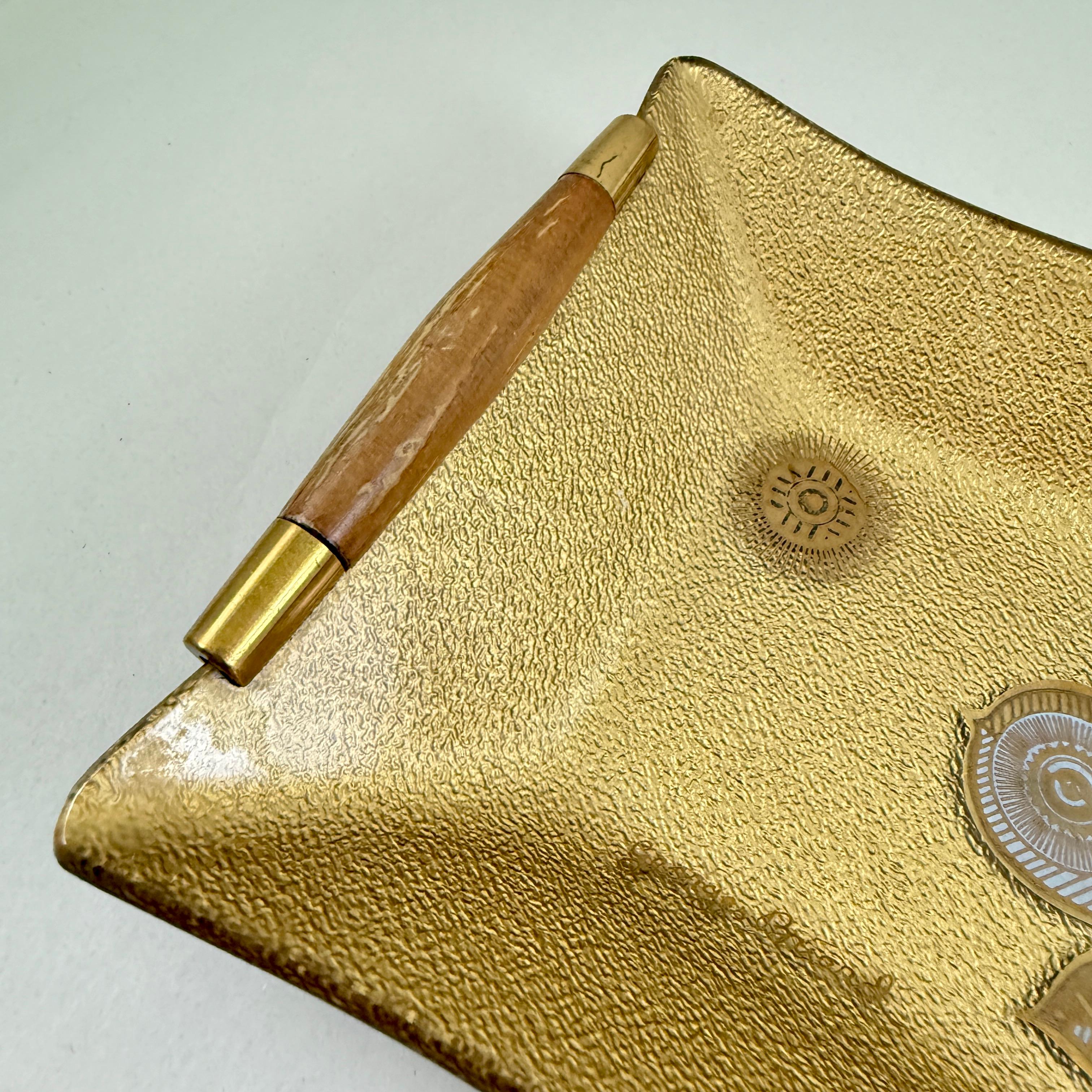 Mid-Century Briard Heritance Pattern Glastablett, 1960 im Angebot 1