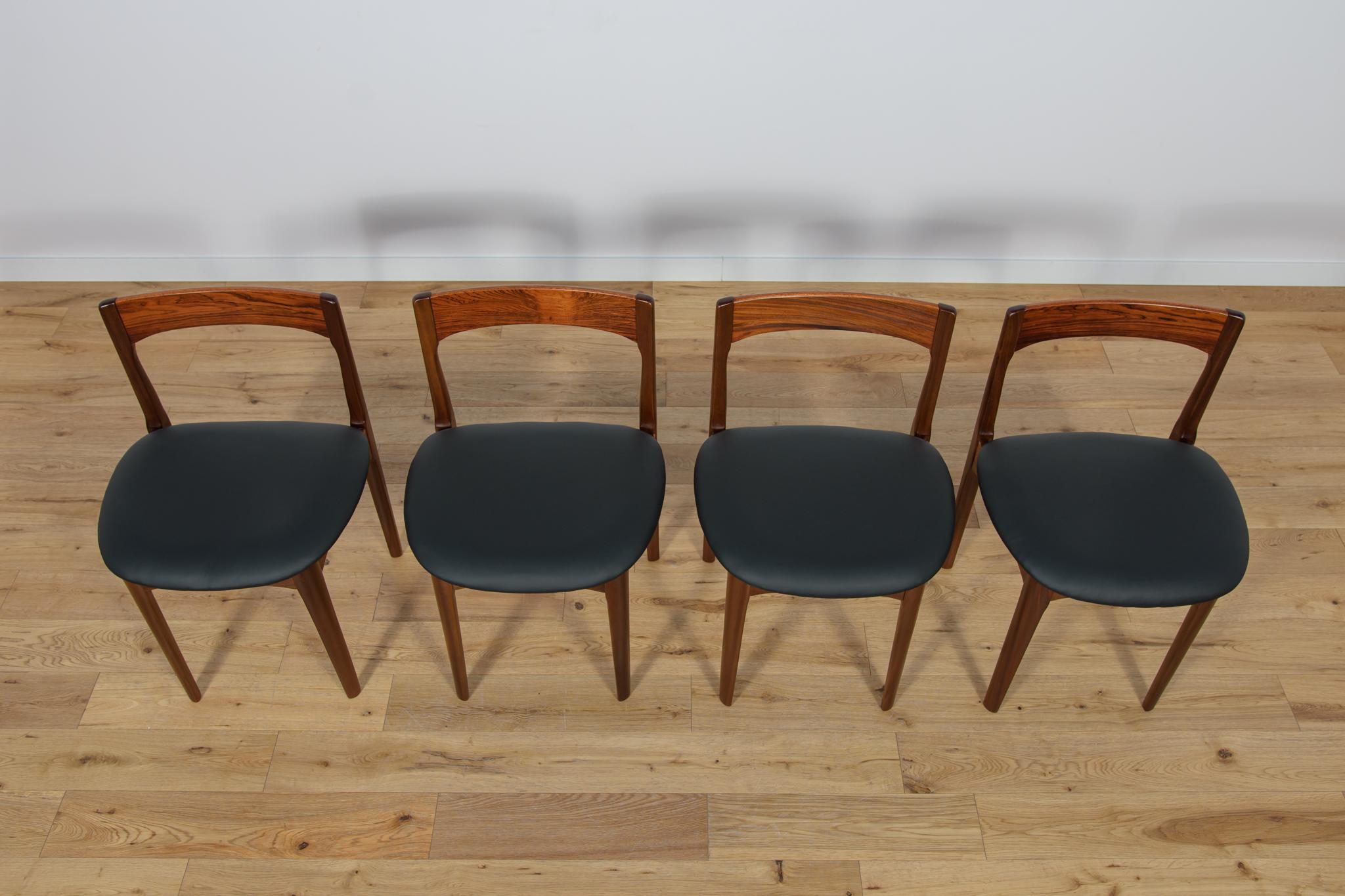 Mid-20th Century Mid-Century British Dining Chairs, 1960s, Set of 4 For Sale
