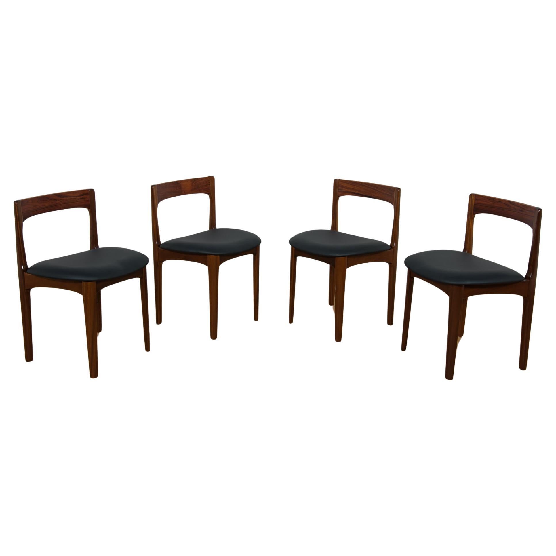 Mid-Century British Dining Chairs, 1960s, Set of 4 For Sale