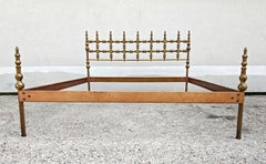 Mid Century Bronze and Copper Bed attr. to Osvaldo Borsani, Italy 1950s