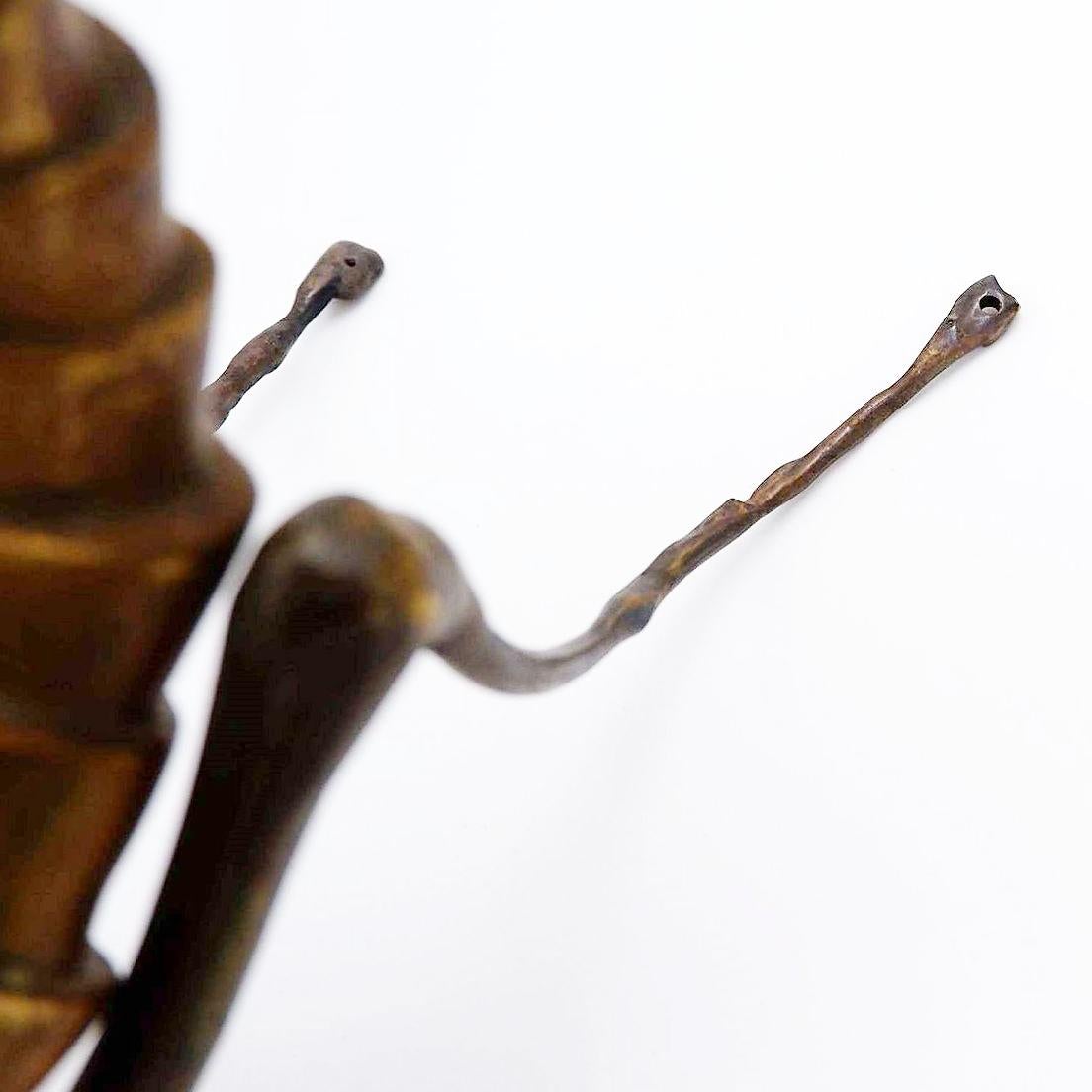 Mid-century Bronze Ants Sculpture - 1960s For Sale 2