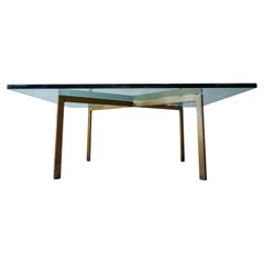 Mid Century Bronze Barcelona Stil Couchtisch Basis