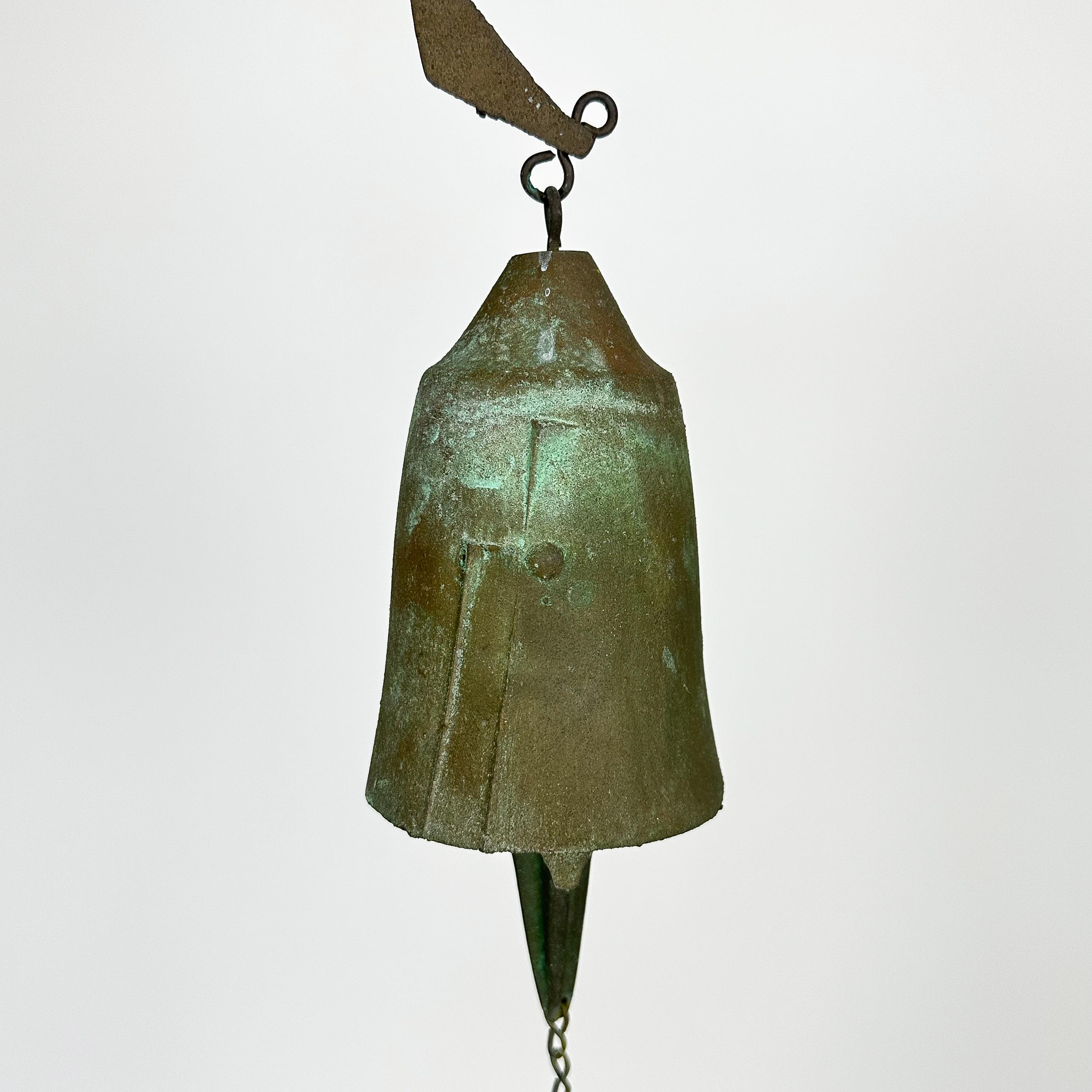 Mid-Century Bronze Bell / Wind Chime by Paolo Soleri for Arcosanti  In Good Condition In Chicago, IL