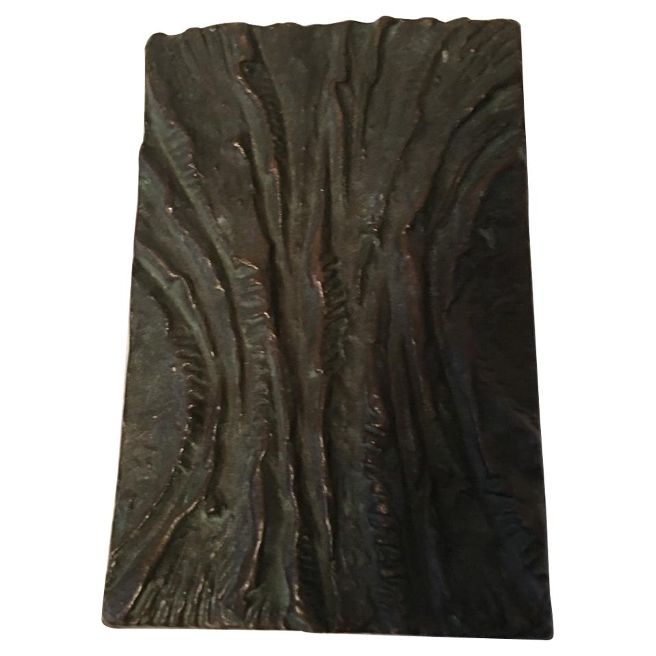 Midcentury Bronze Brutalist Styled Front Door Handle