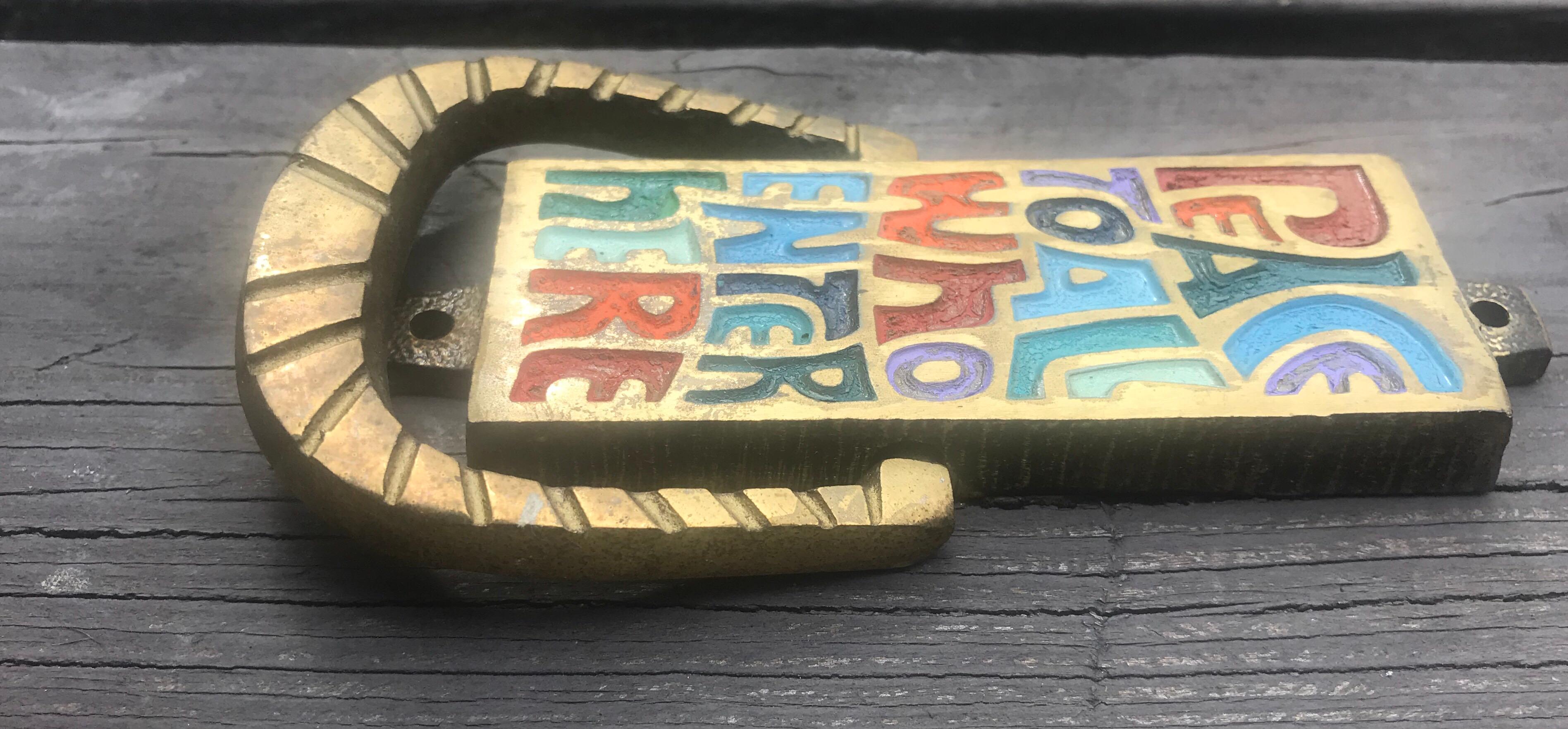 Very cool bronze door knocker 