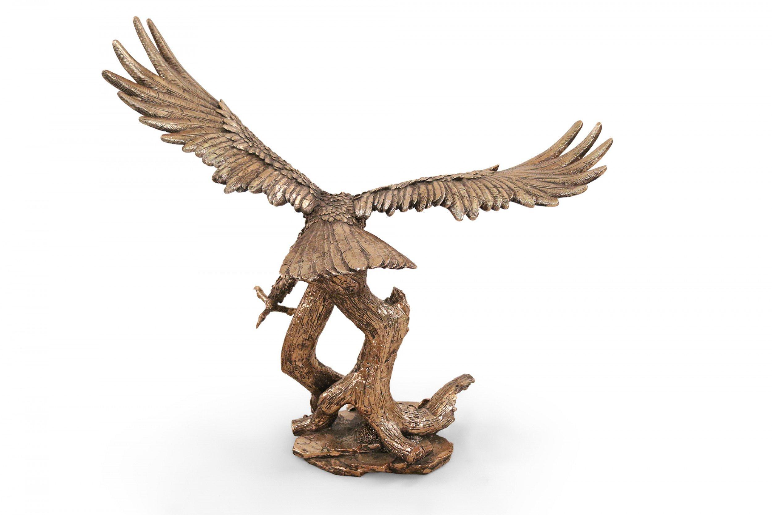 Mid-Century Bronze Eagle Statue 3