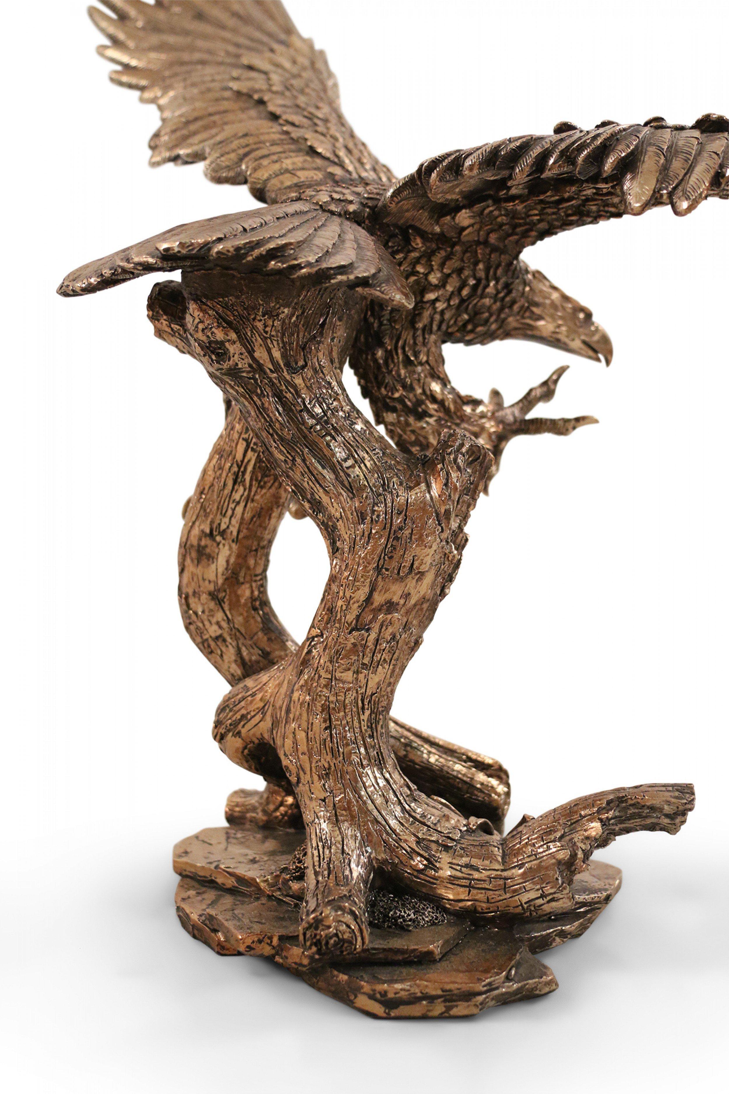 American Mid-Century Bronze Eagle Statue