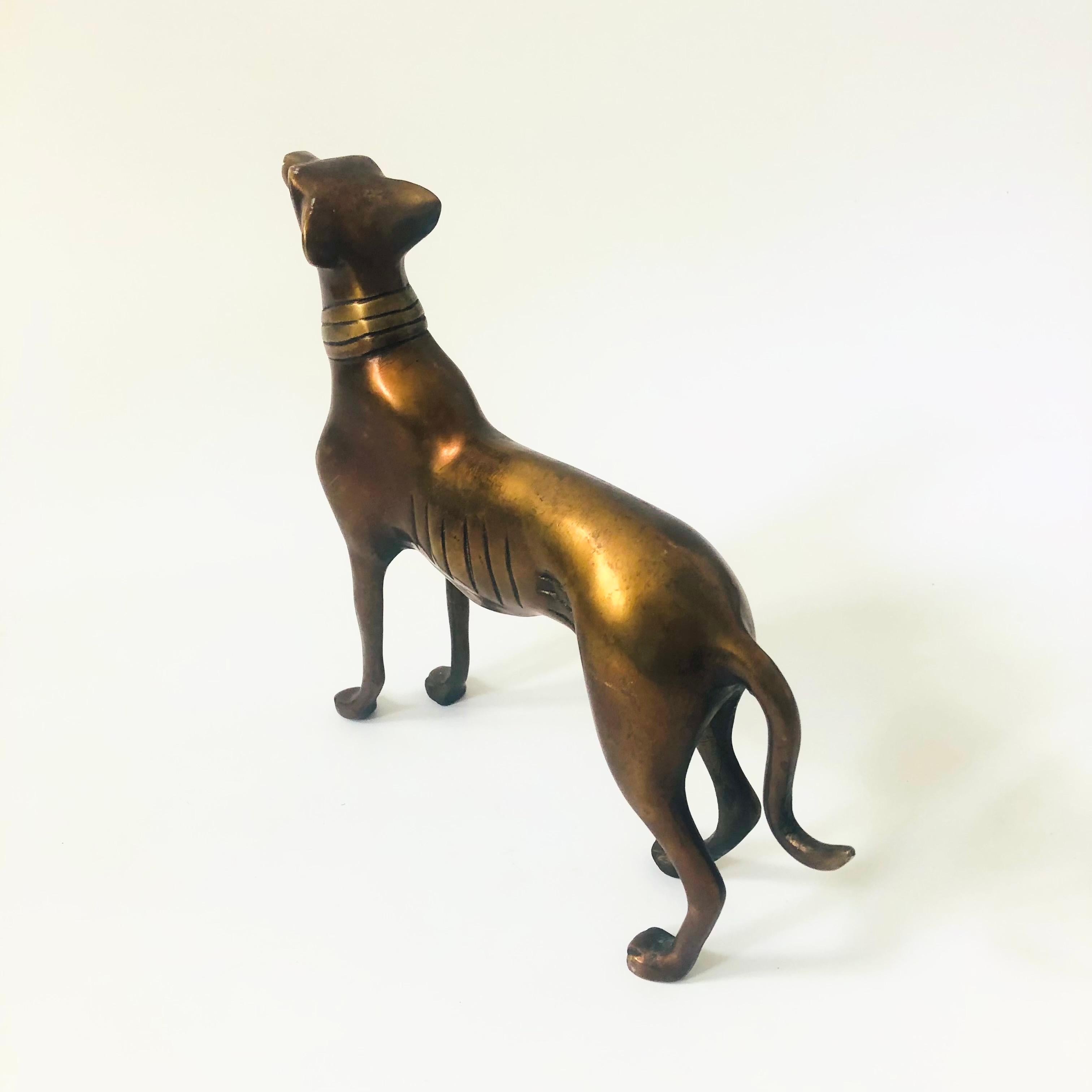 Bronzo Levriero in bronzo di metà secolo in vendita