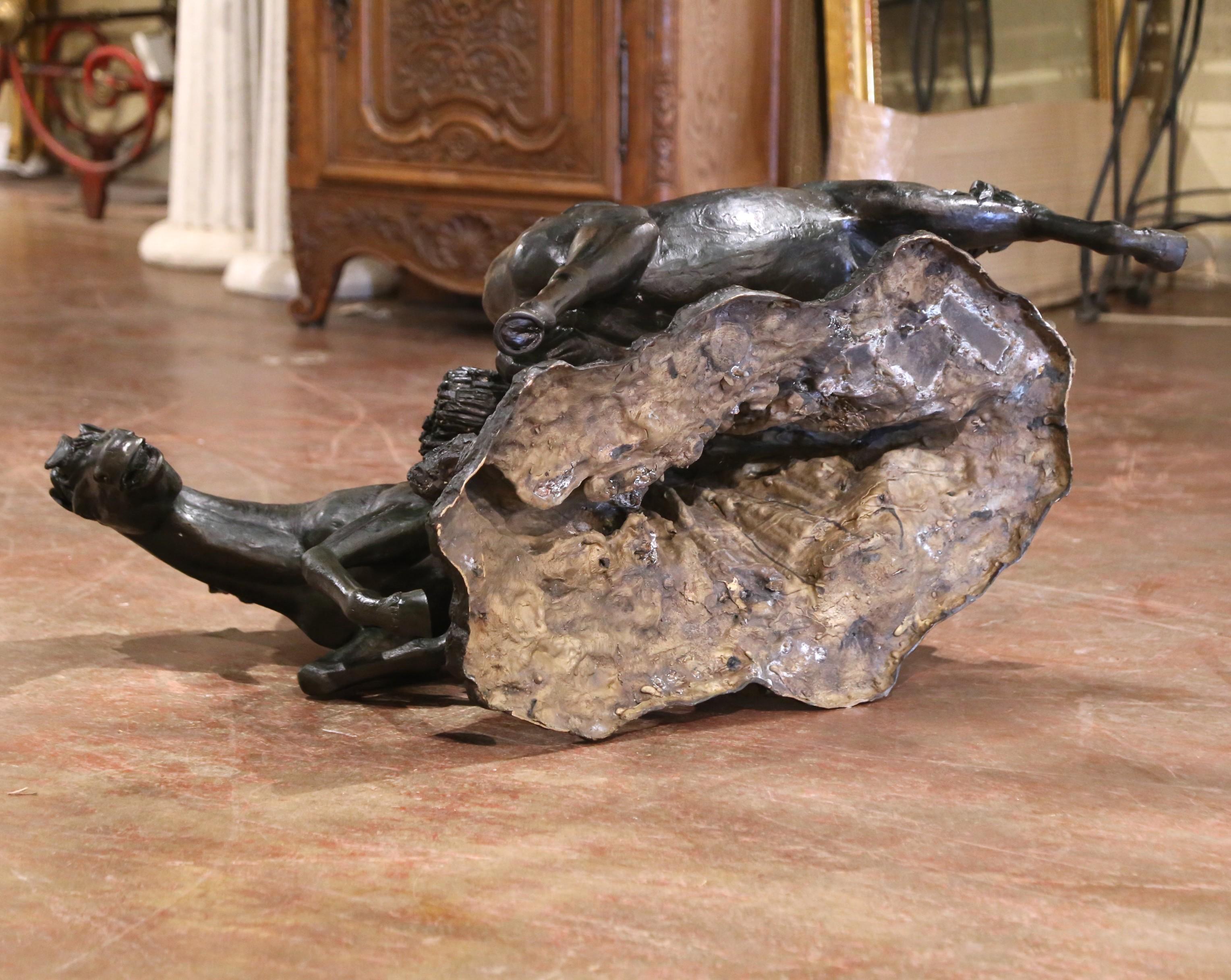 Mid-Century Bronze Horse Sculpture Signed David Alan Jones Limited Edition 4/8 For Sale 8