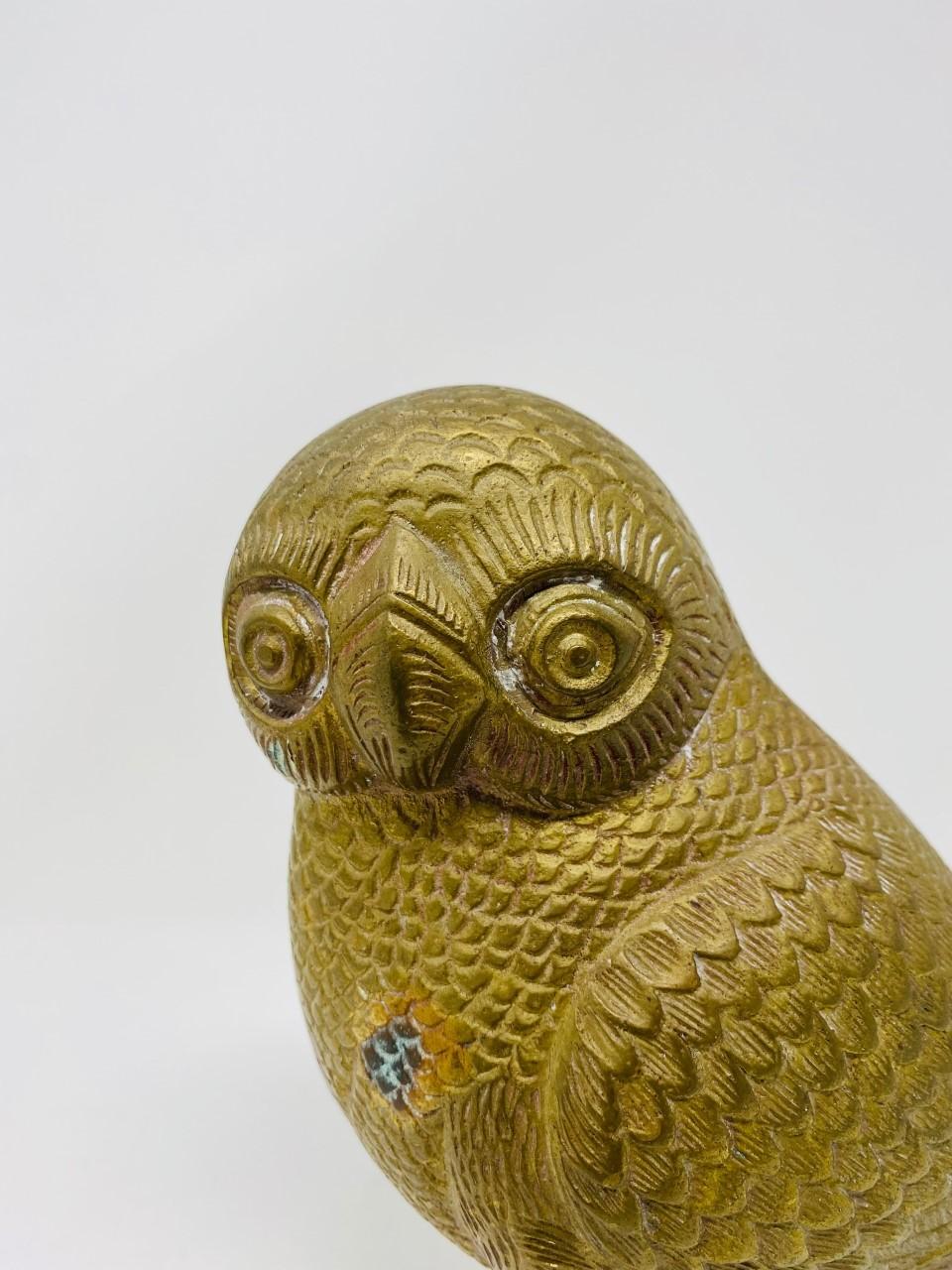 Mid Century Bronze Owl of Athena Sculpture 3