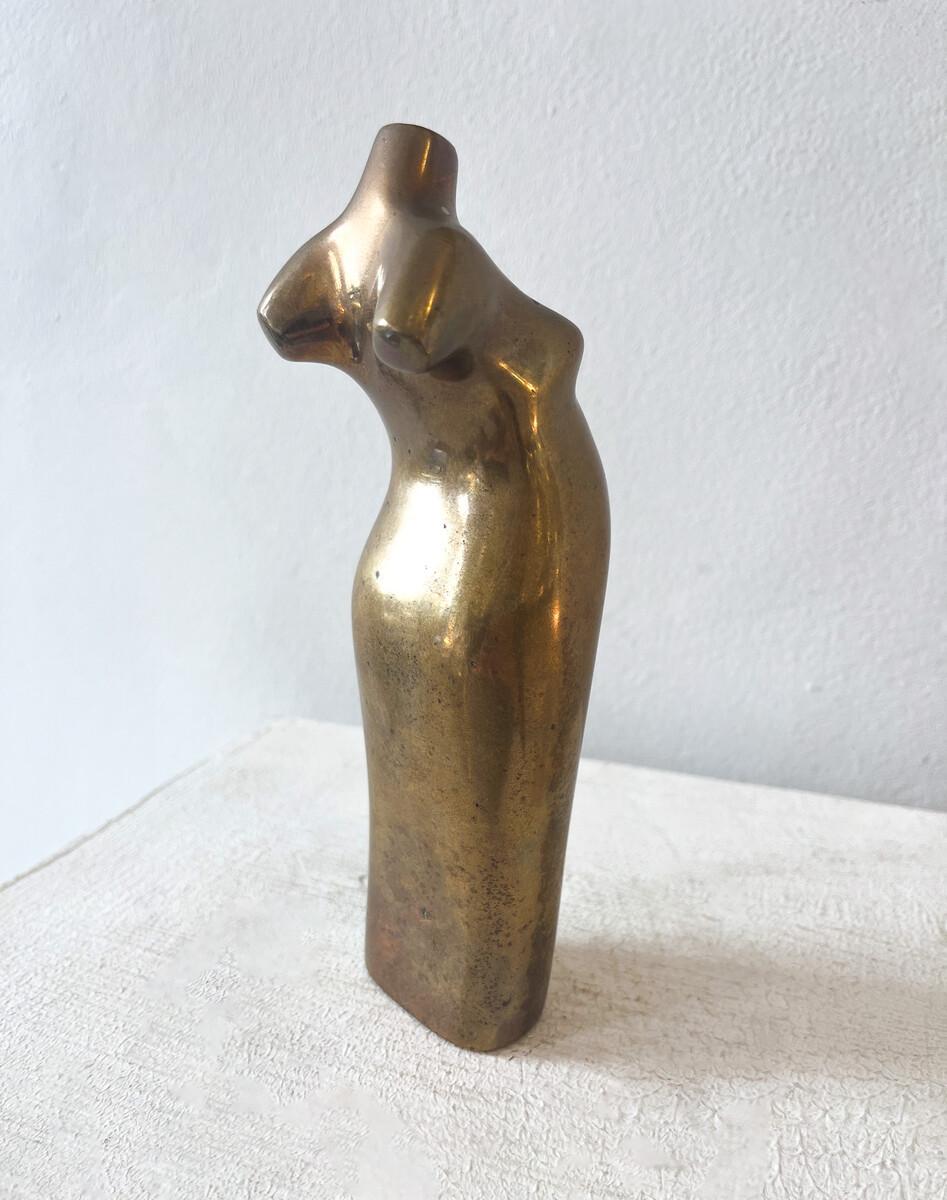 Scultura in bronzo di metà secolo di Magrit Van Nuffel, anni '70 In condizioni buone in vendita a Brussels, BE