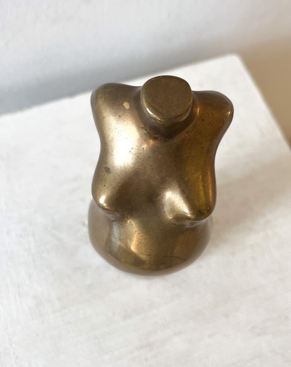Bronzo Scultura in bronzo di metà secolo di Magrit Van Nuffel, anni '70 in vendita