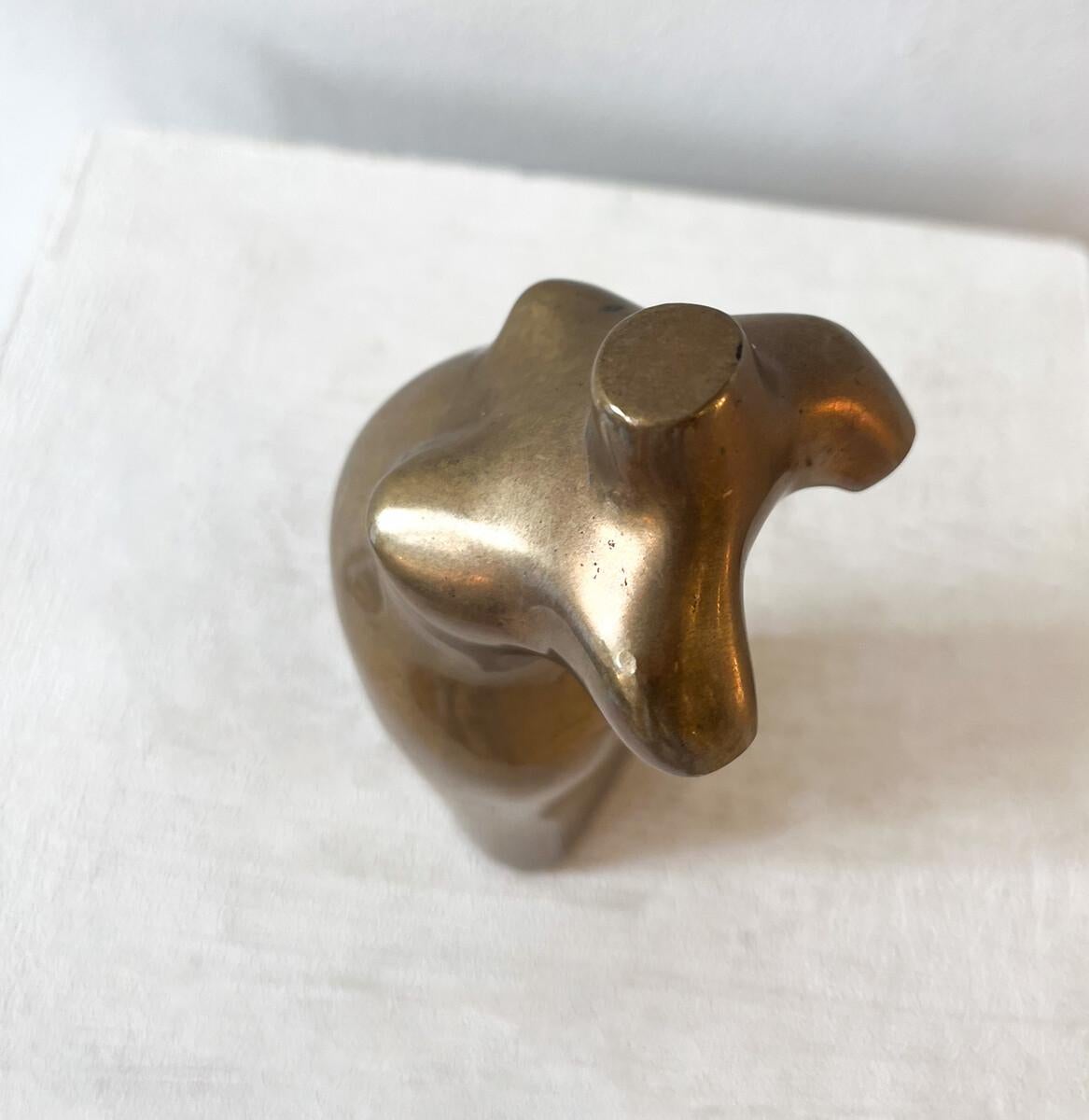 Scultura in bronzo di metà secolo di Magrit Van Nuffel, anni '70 in vendita 1