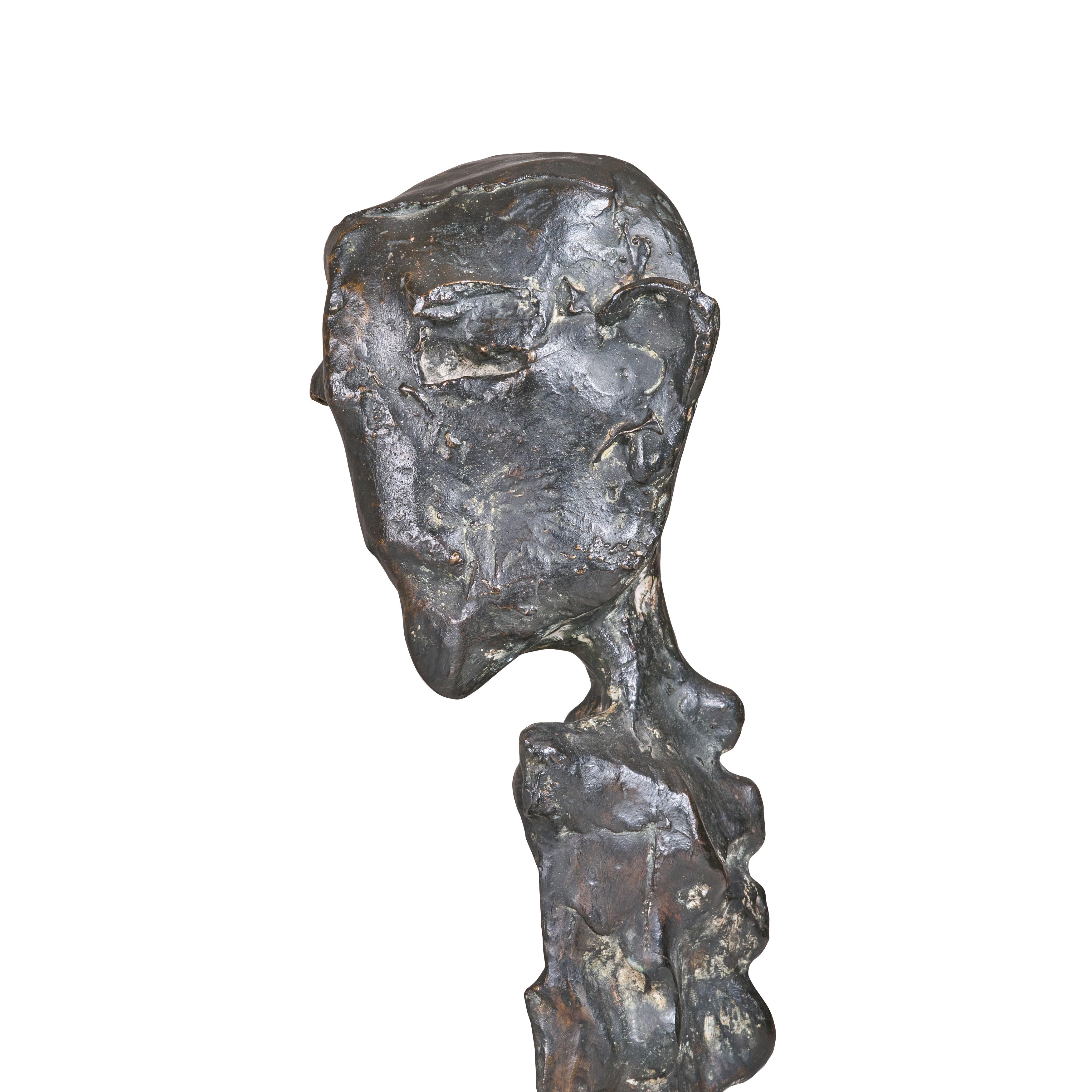 Italian Midcentury Bronze Sculpture For Sale