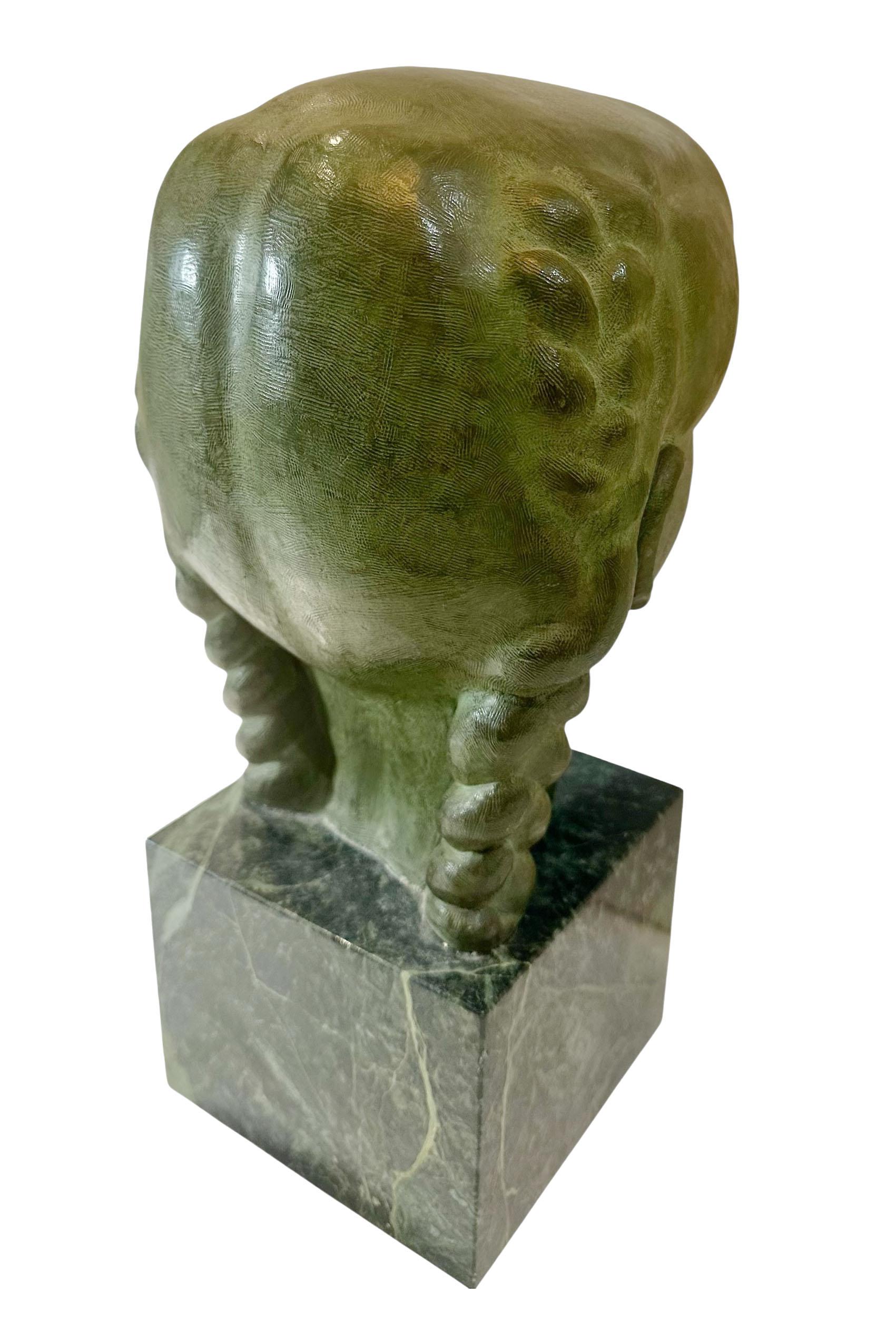 Estatua de bronce de mediados de siglo de J.G. Kendall, moldeado por Gorham en venta 5