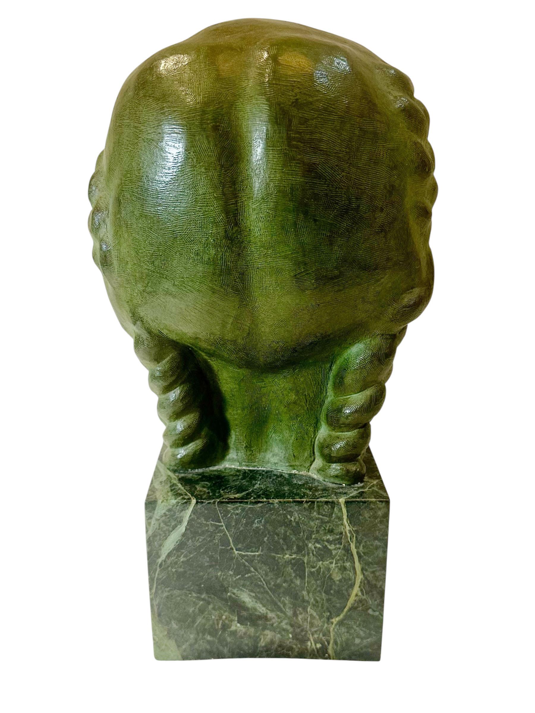 Estatua de bronce de mediados de siglo de J.G. Kendall, moldeado por Gorham en venta 6